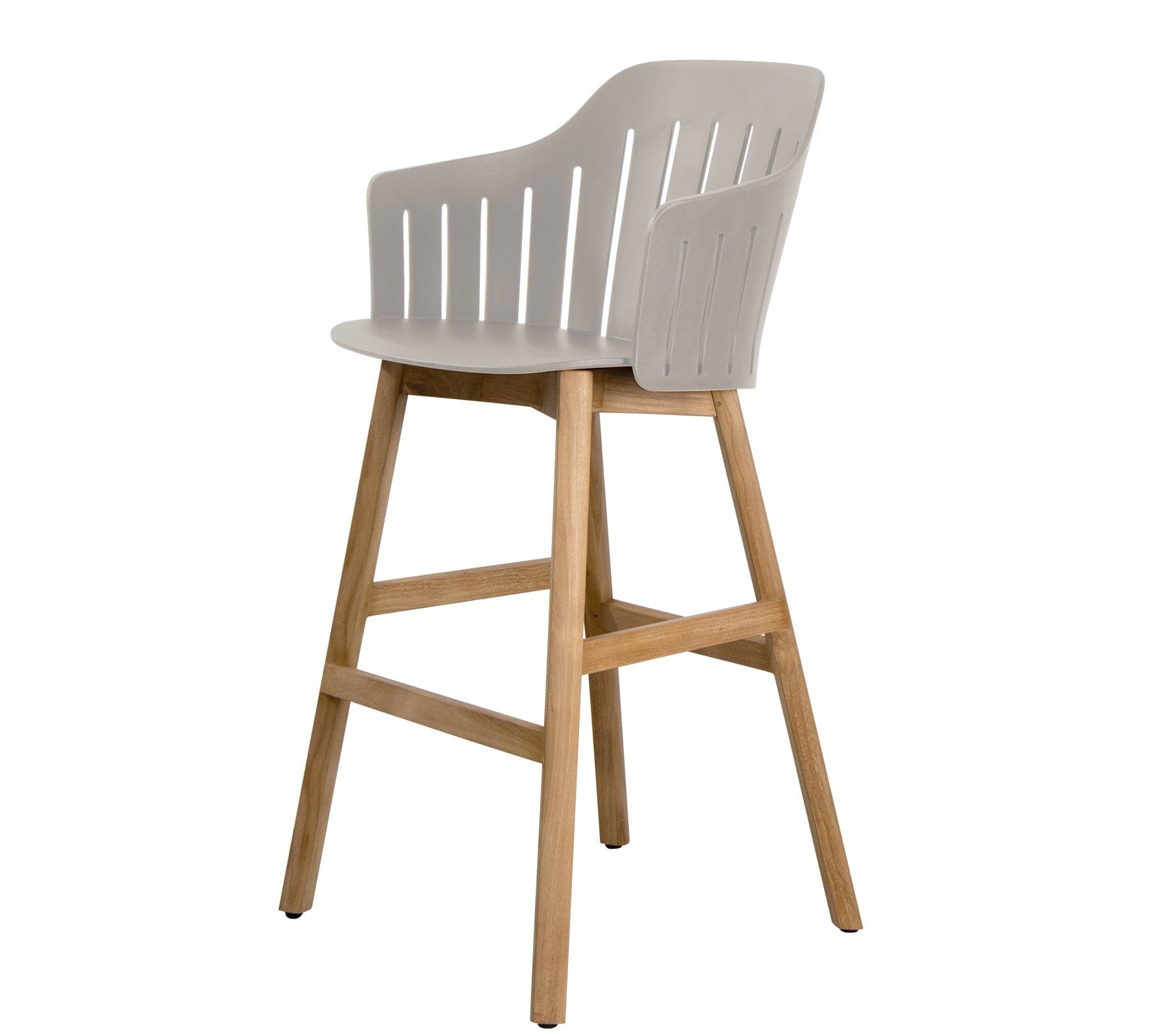Premium Outdoor Bar Stool - Heavy Duty Patio Bar Chair with Backrest, Weather-Resistant & Comfortable for Garden, Deck, Poolside & Outdoor Dining