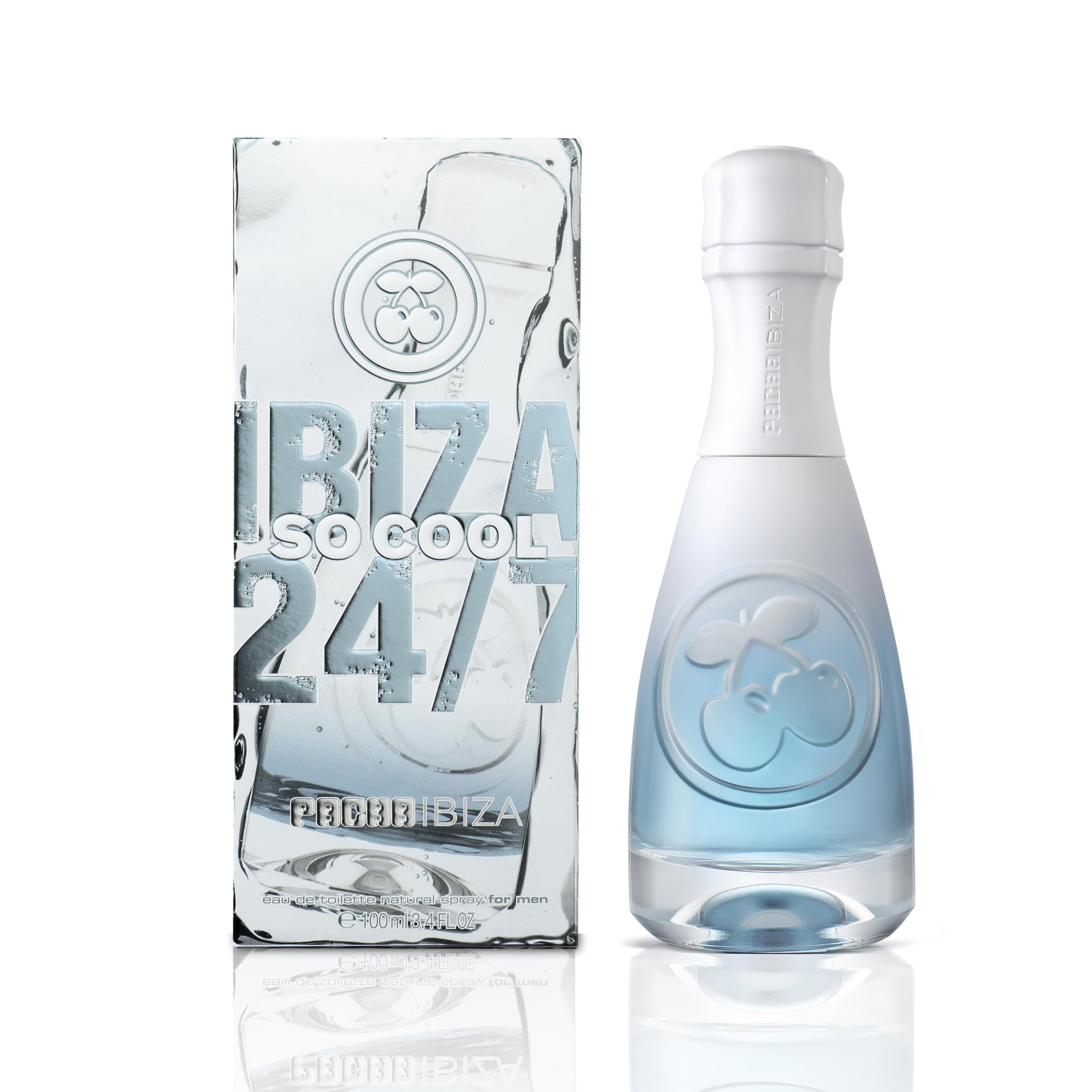 Pacha - Ibiza 24/7 Men's Eau de Toilette - Long Lasting Fresh & Elegant Fragrance with Lavender, Wood & Leather Notes - 100ml - Perfect for Daytime Wear, Office & Date Nights