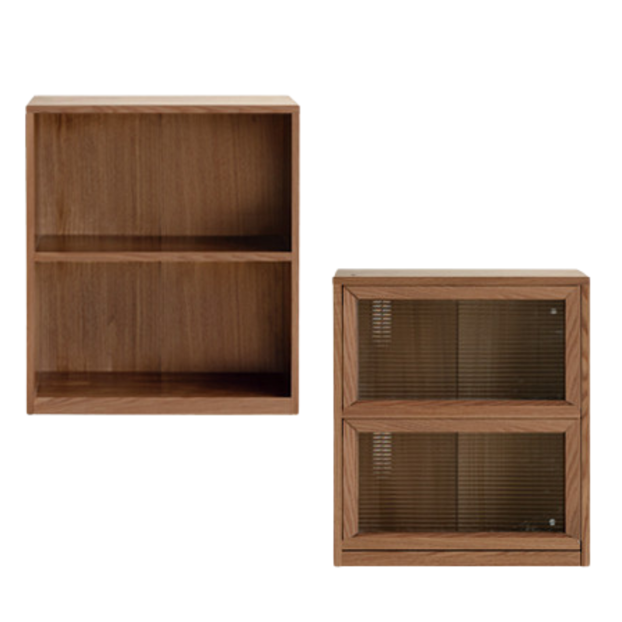 Solid Black Walnut & Ash Wood Bookcase Shelf - Rustic Floor Standing Bookshelf for Living Room, Home Office & Library Storage