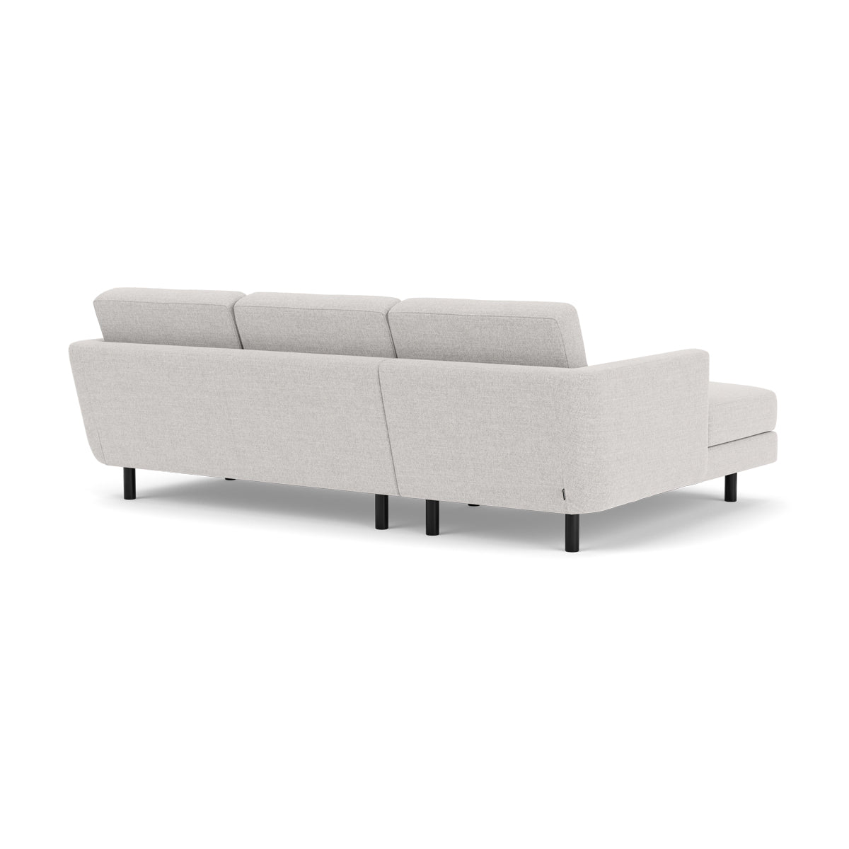 Conrad Fabric Left Chaise Sofa - Modern L-Shaped Sectional Couch with Reversible Chaise Lounge for Living Room, Apartment & Home Theater Comfortable Seating