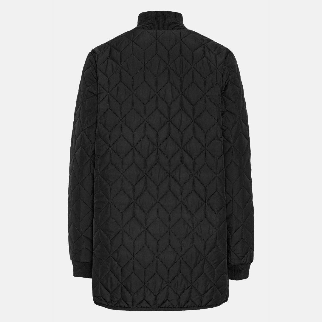 Ilse Jacobsen Quilt Jacket for Women - Black Waterproof Winter Coat | Warm Puffer Jacket for Outdoor Activities, Hiking & Travel