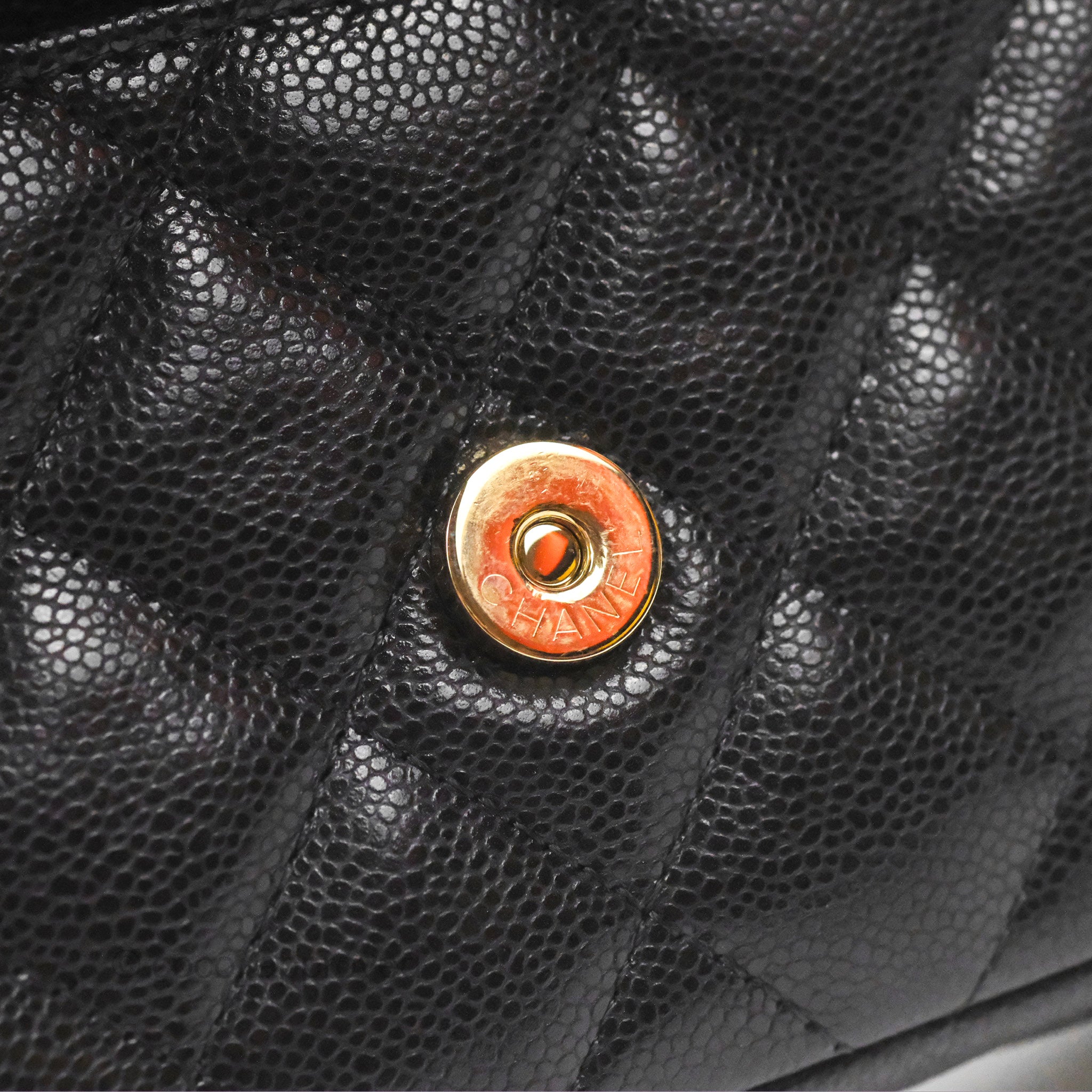 Chanel Classic Flap Phone Holder with Chain - Black Caviar Leather & Gold Hardware | Luxury Phone Crossbody Bag for Women | Perfect for Parties, Shopping & Everyday Use