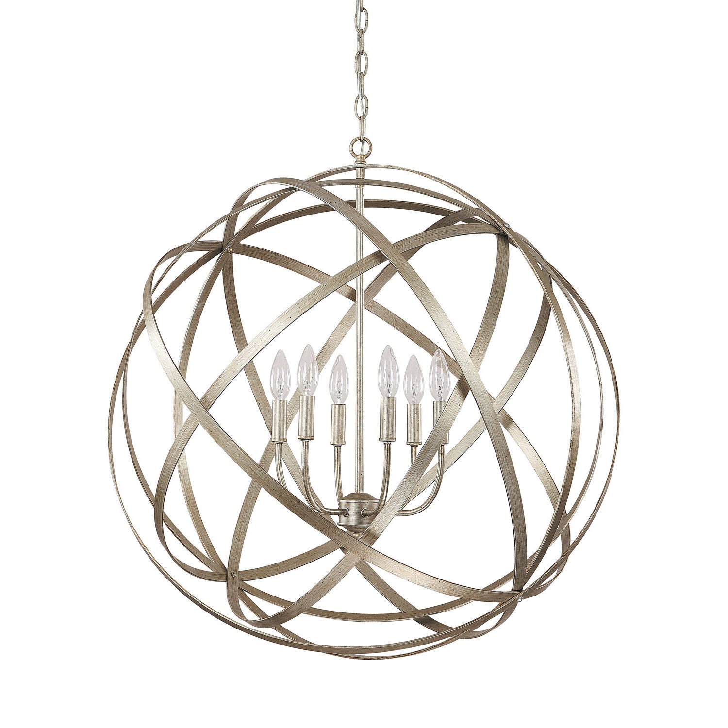 Skai Chandelier Winter Gold - Elegant Crystal Ceiling Light for Dining Room, Living Room, Bedroom | Perfect for Home Decor, Wedding & Holiday Lighting
