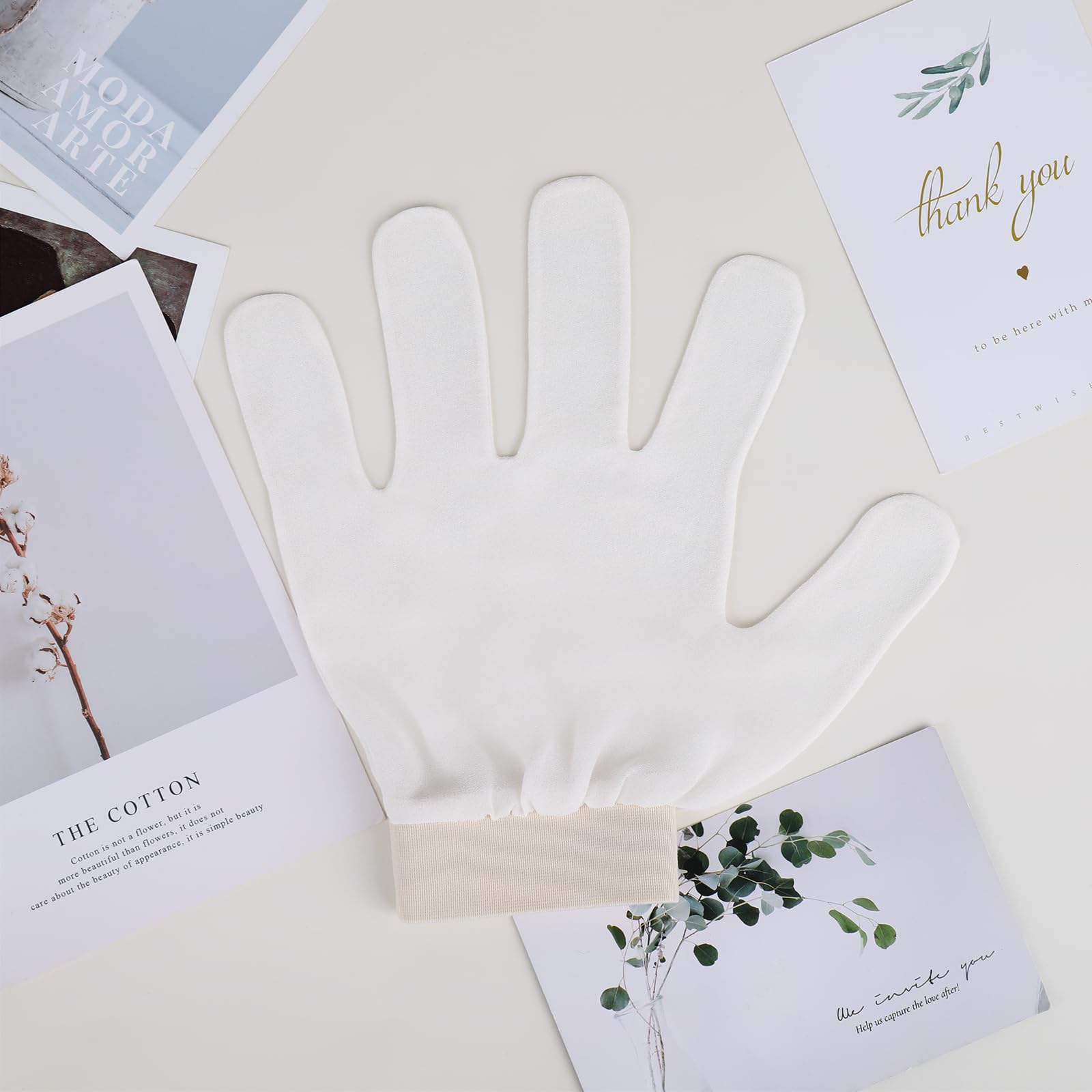 Exfoliating Silk Gloves for Face & Body - Gentle Dead Skin Removal Glove for Smooth Radiant Skin - Perfect for Shower, Spa & Skincare Routine