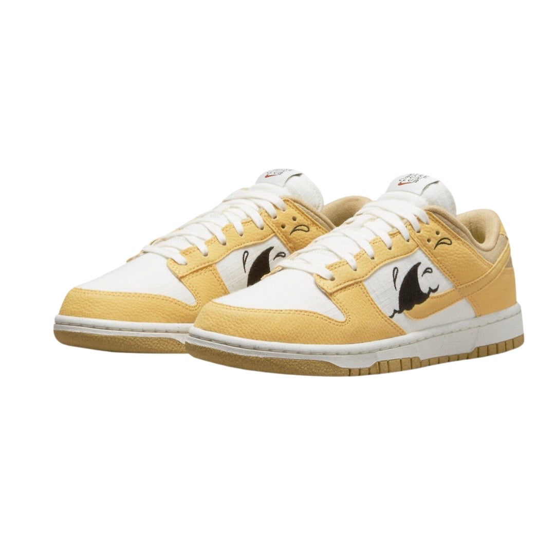 Nike Dunk Low Sun Club Wheat Grass Orange Sneakers - Men's Casual Shoes for Streetwear & Skateboarding | Perfect for Everyday Wear, Gym, and Urban Fashion