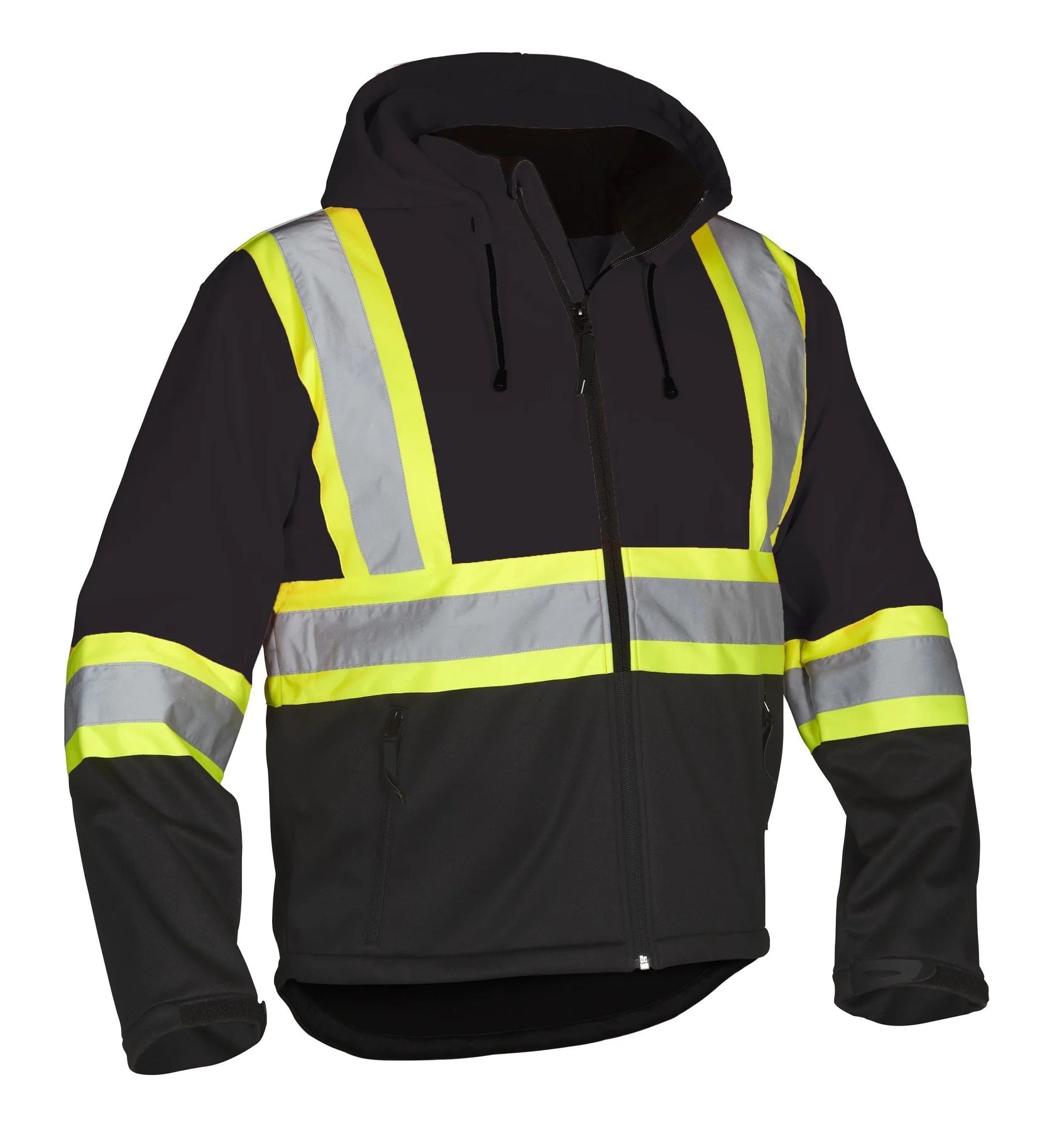 FORCEFIELD Re-Engineered CSA Hi-Vis Safety Softshell Jacket 023 EN148 - High Visibility Workwear for Construction & Outdoor Safety