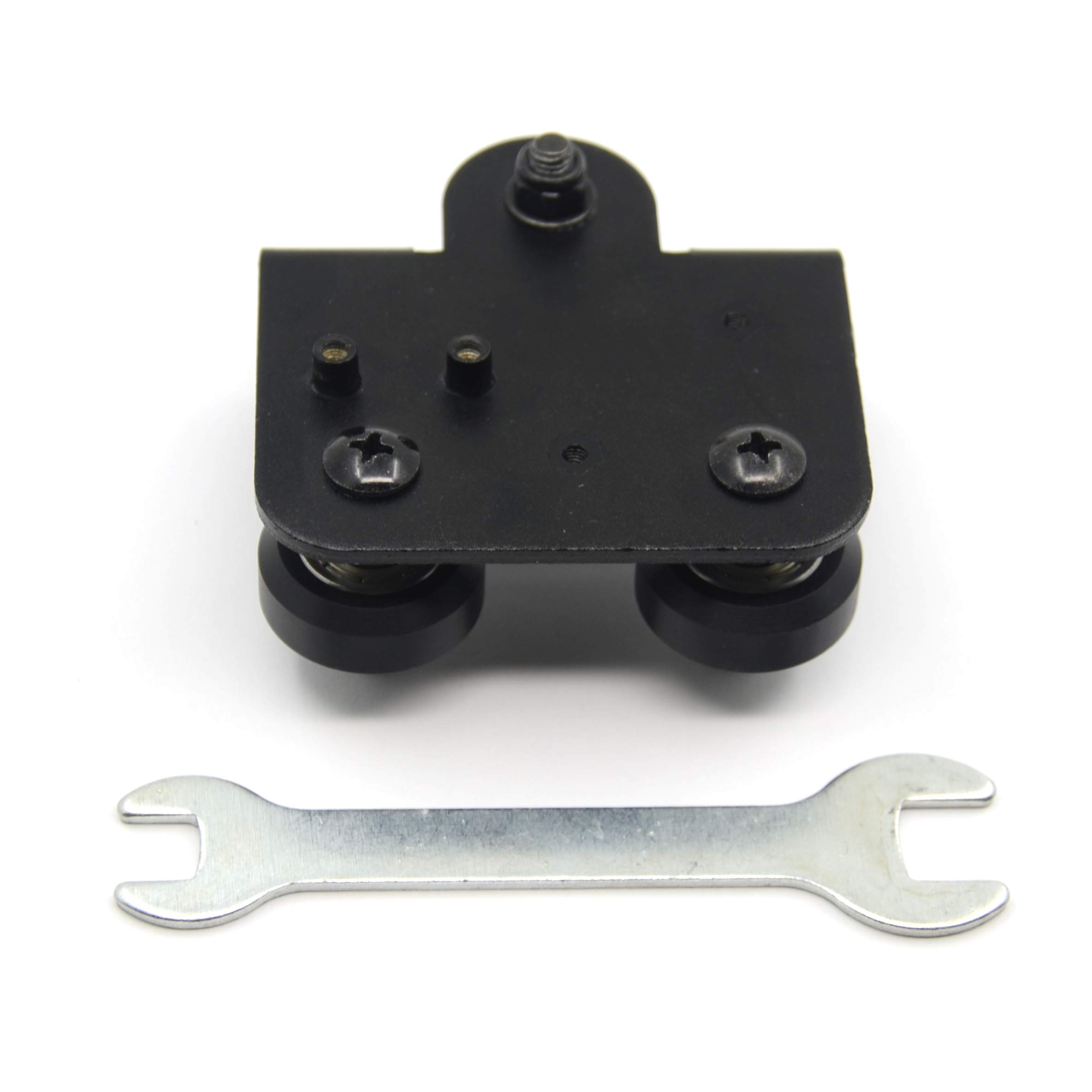 High-Quality Extruder Back Support Plate with 3pcs 2020V POM Pulley for 3D Printer - Perfect for Ender 3, CR-10 & DIY 3D Printing Projects