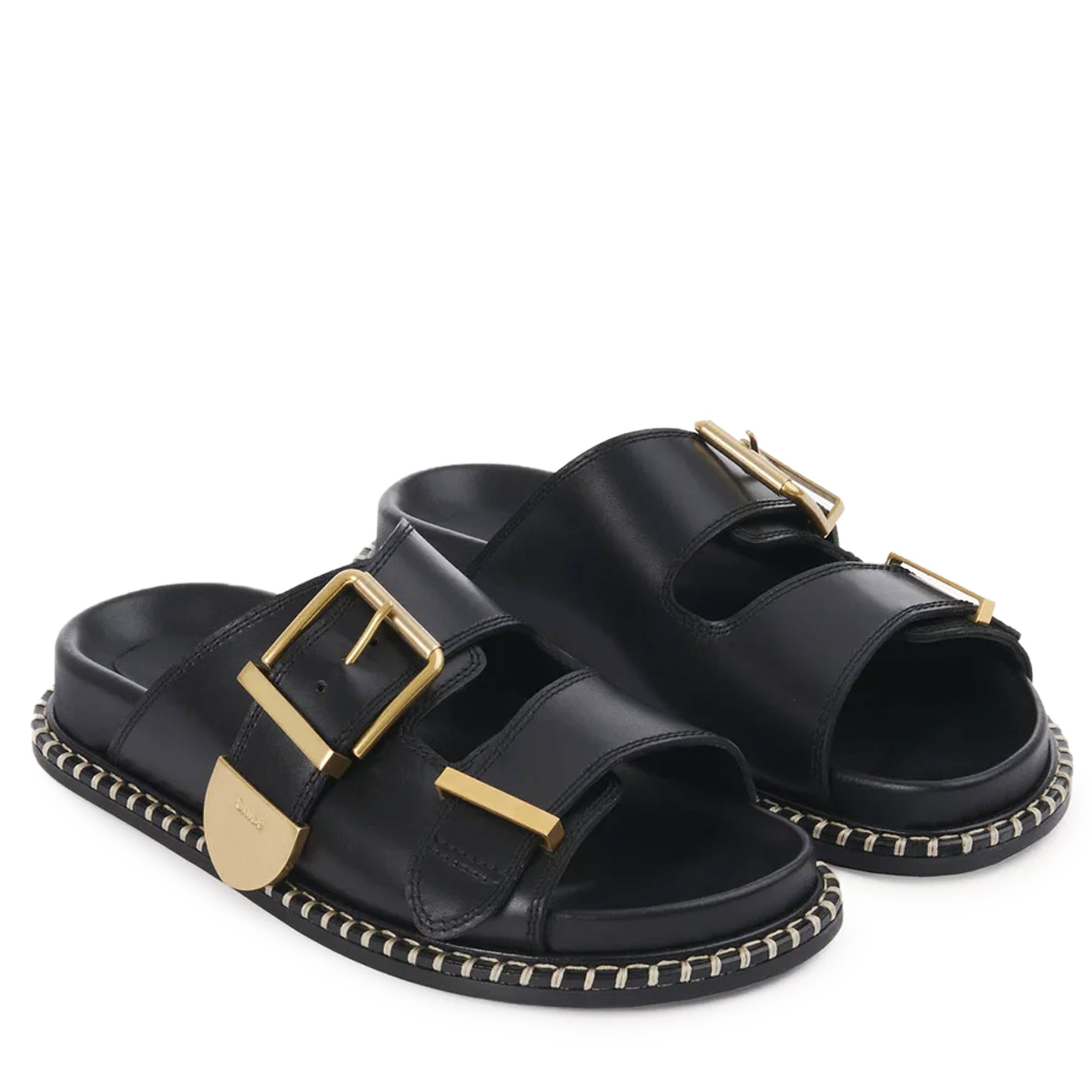 Rebecca Women's Black Slip-On Slides - Comfortable Casual Sandals for Home, Beach & Outdoor Wear