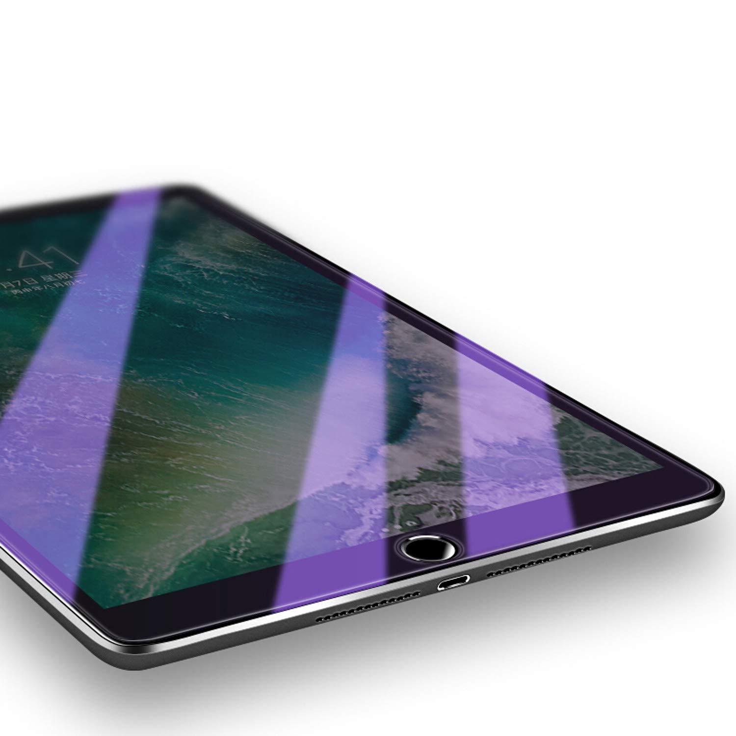 Anti Blue Light Tempered Glass Screen Protector [2 Pack] for iPad Air/Air 2/iPad 9.7