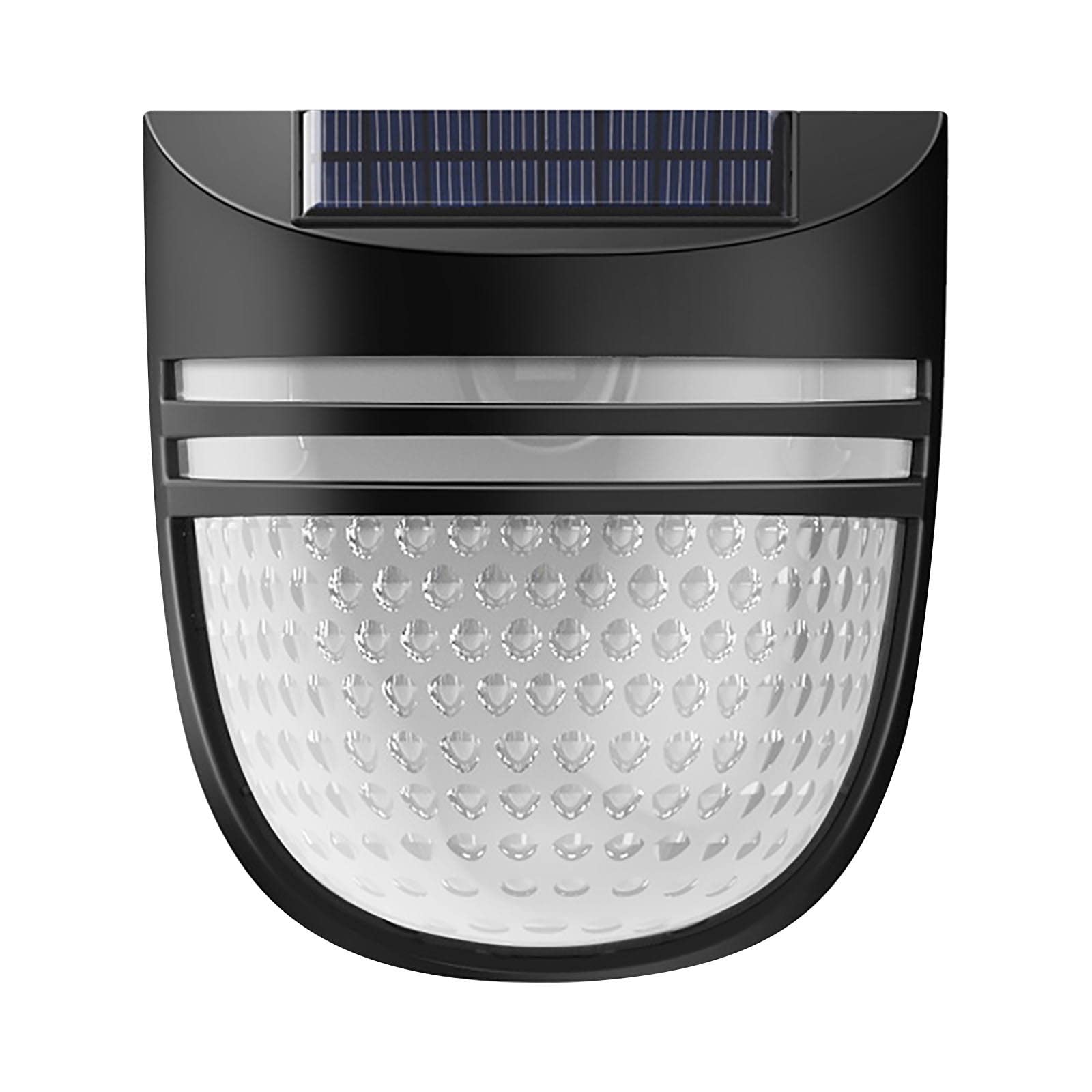 Comigeewa Solar Powered Outdoor Lights - Waterproof Garden & Fence Lighting for Yard, Pathway, Patio - Energy Efficient Landscape & Home Decor Lighting