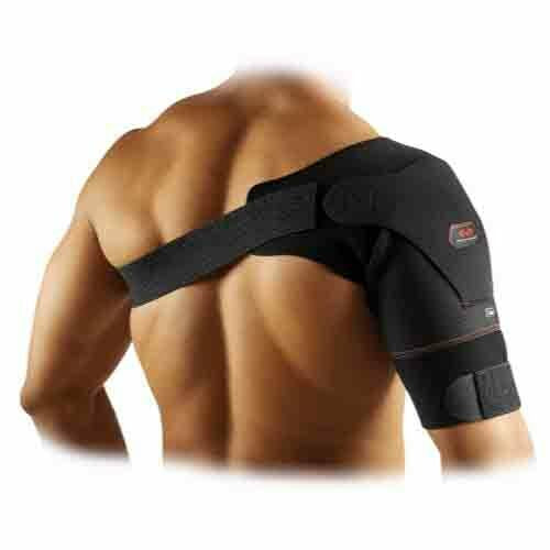 McDavid 463R Lightweight Shoulder Support Brace for Injury Recovery & Pain Relief - Black - Ideal for Sports, Workouts & Post-Surgery Support