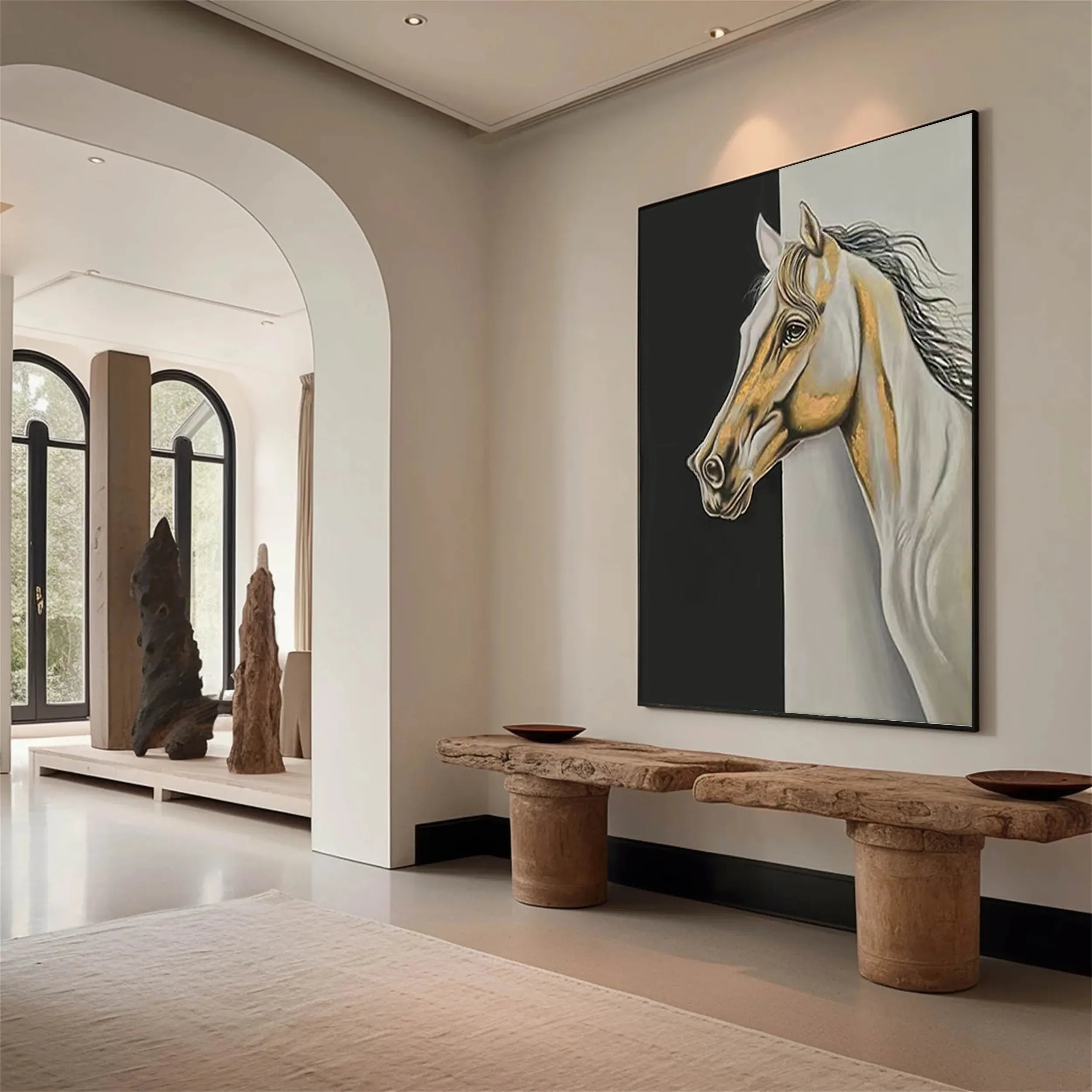 Animal Art Painting #AP014 - Handmade Canvas Wall Decor for Living Room, Bedroom & Office - Perfect Gift for Pet Lovers & Home Decor