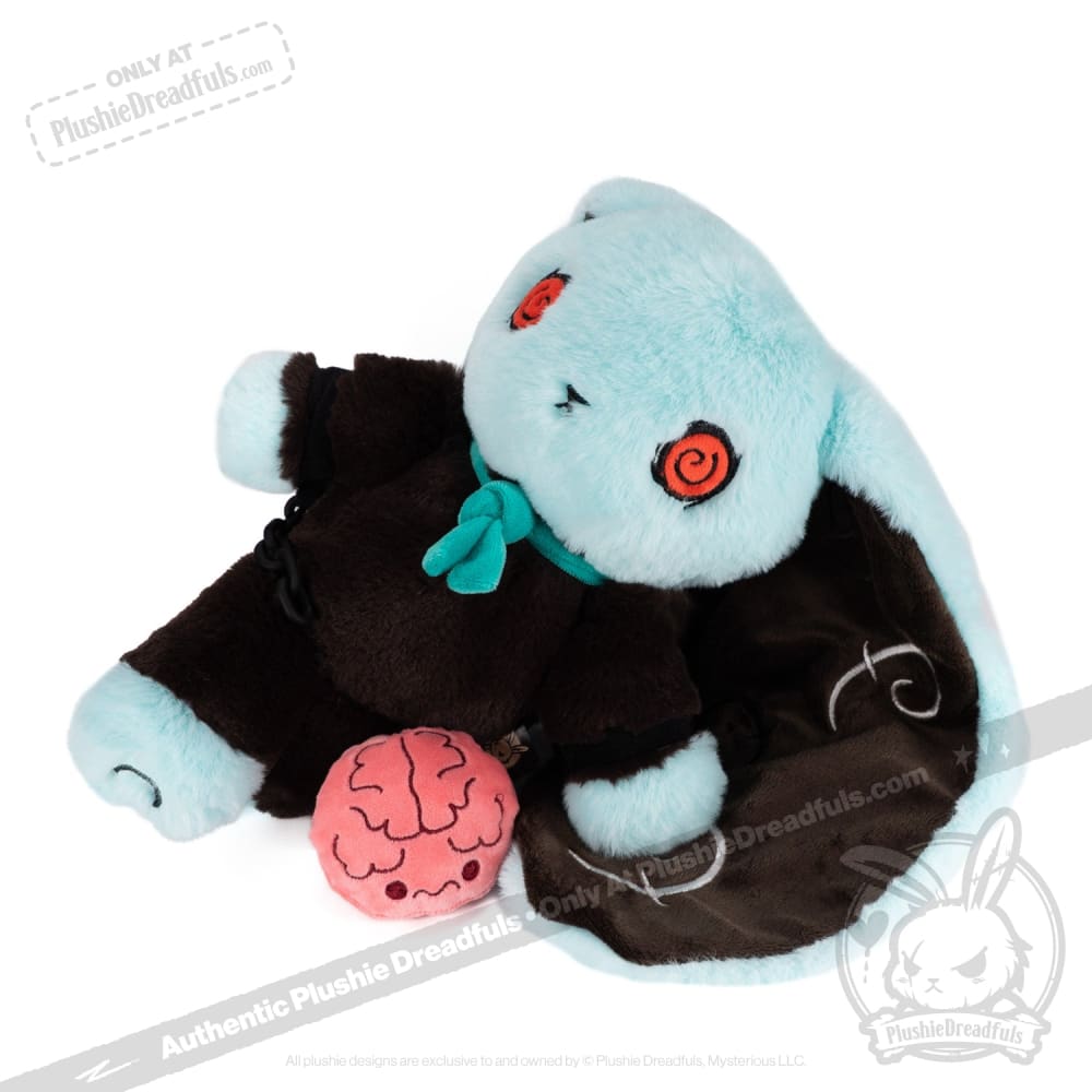 Plushie Dreadfuls OCD v2 Rabbit Stuffed Animal - Soft Anxiety Relief Plush Toy for Mental Health Support & Comfort