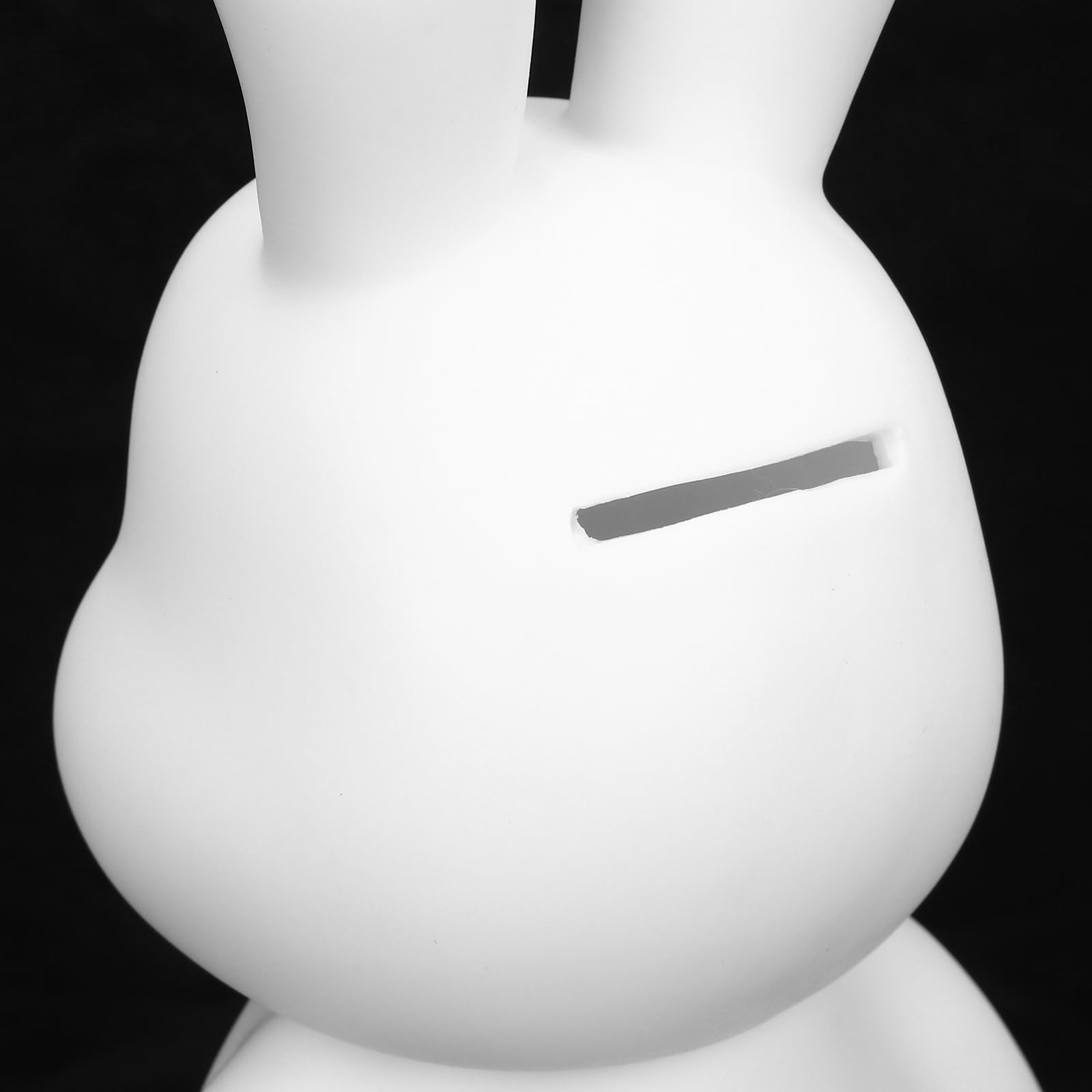 Vaguelly 4-Piece DIY Rabbit Piggy Bank Set - Miniature White Bunny Statues for Easter Crafts, Home Decor & Outdoor Ornaments | Perfect for Easter Gifts, Kids' Room Decor, and Garden Decoration