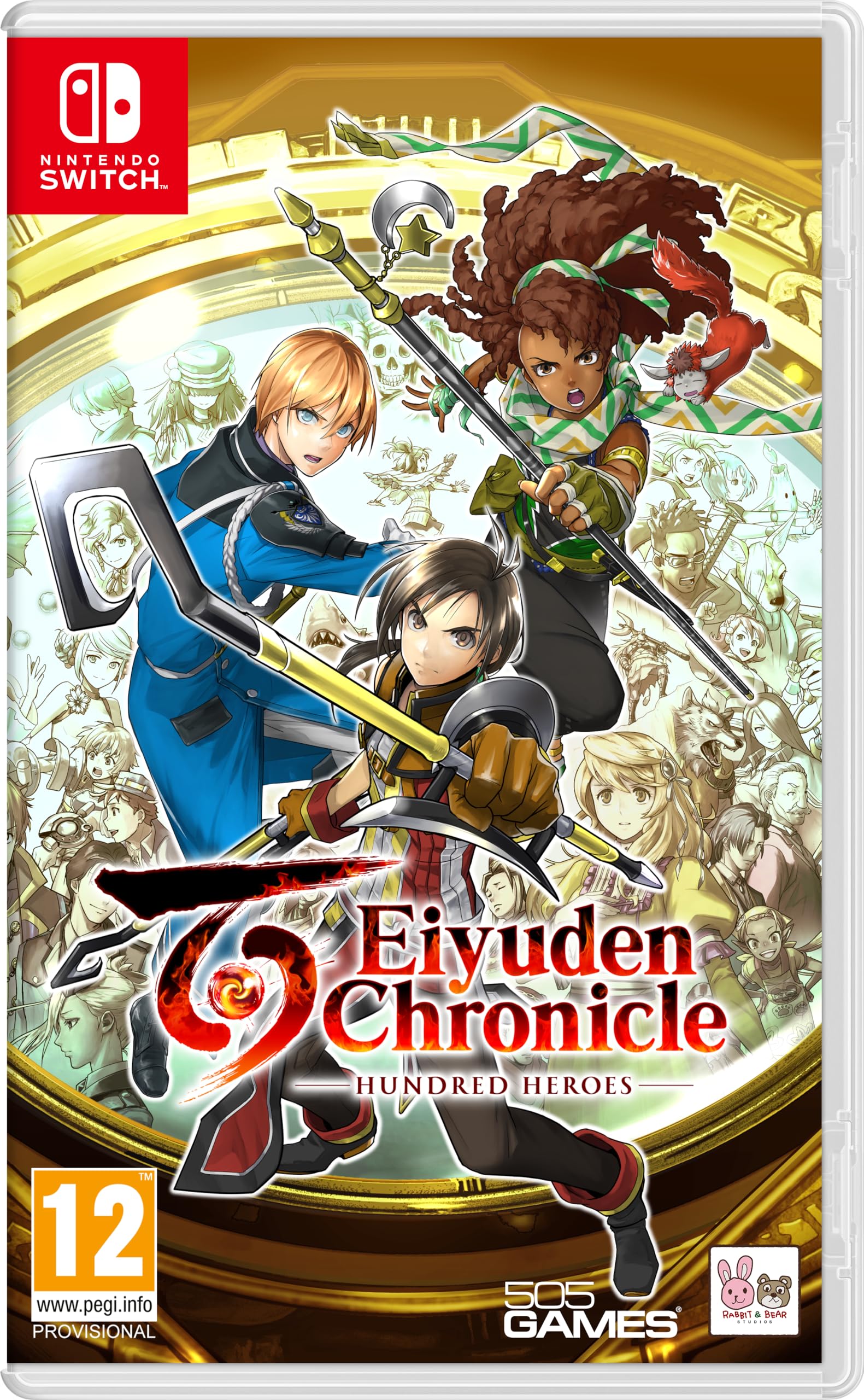 Eiyuden Chronicle: Hundred Heroes - Nintendo Switch Game | JRPG Adventure, Epic Storyline | Perfect for Fans of Classic Role-Playing Games