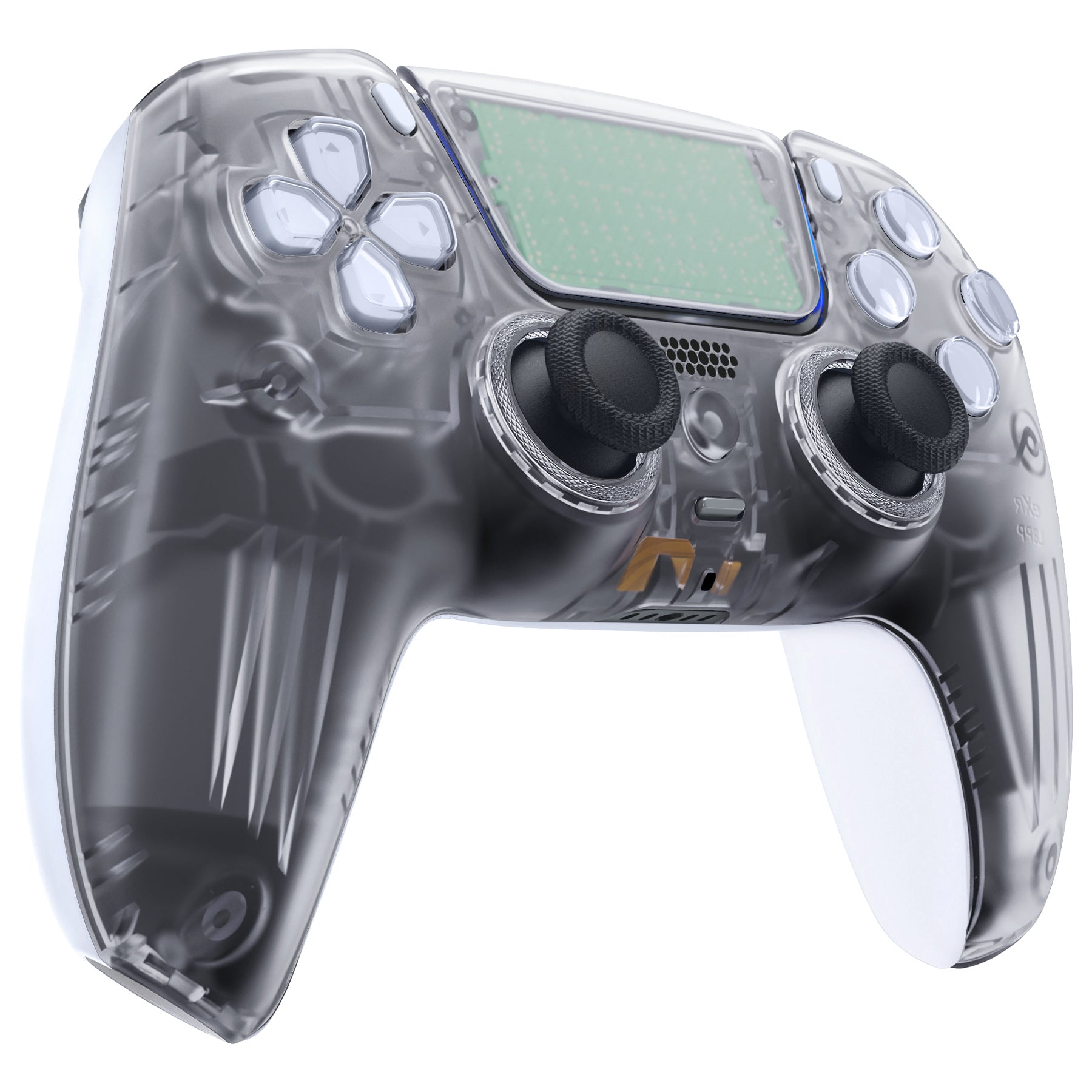 eXtremeRate LUNA Redesigned Front Shell with Touchpad for PS5 Controller BDM 010/020/030/040/050 - Clear (GHPFM001) - Custom Gaming Shell for Enhanced PS5 Controller Performance - Perfect for Competitive Gaming & Long Play Sessions