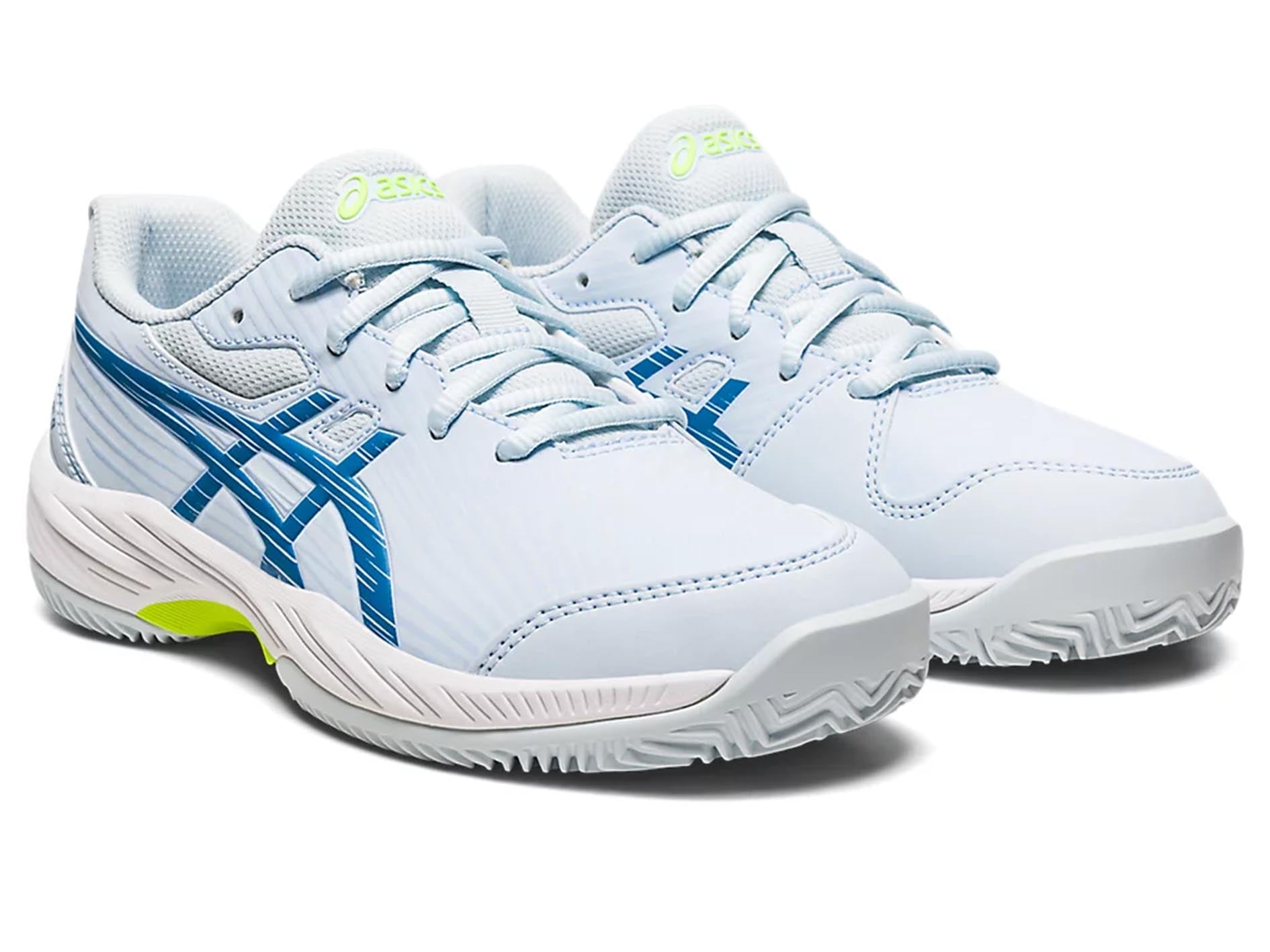 ASICS Junior Gel Game 9 GS Tennis Shoes for Kids - 1044A057-400 | Lightweight & Supportive Court Sneakers for Junior Players - Perfect for Tennis Training & School Sports
