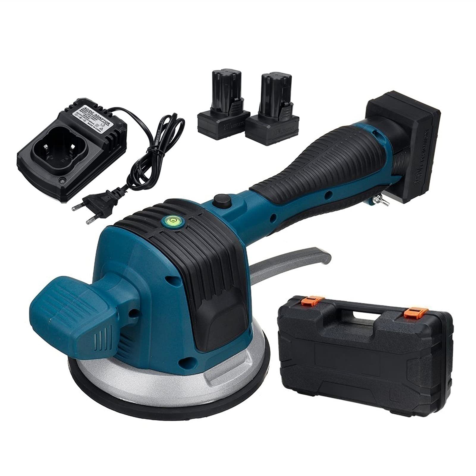 BJH Cordless Vibrating Tiler - Automatic Paver & Rubber Hammer with 100kg Max Adsorption for Floors & Tiles | Perfect for Tile Installation, Floor Leveling & DIY Home Renovation Projects