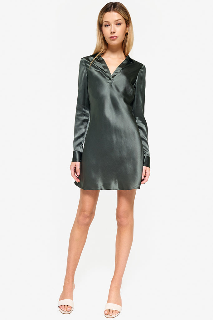 Cami NYC Toulouse Dress in Thyme - Elegant Midi Dress for Women, Perfect for Weddings, Parties & Special Occasions