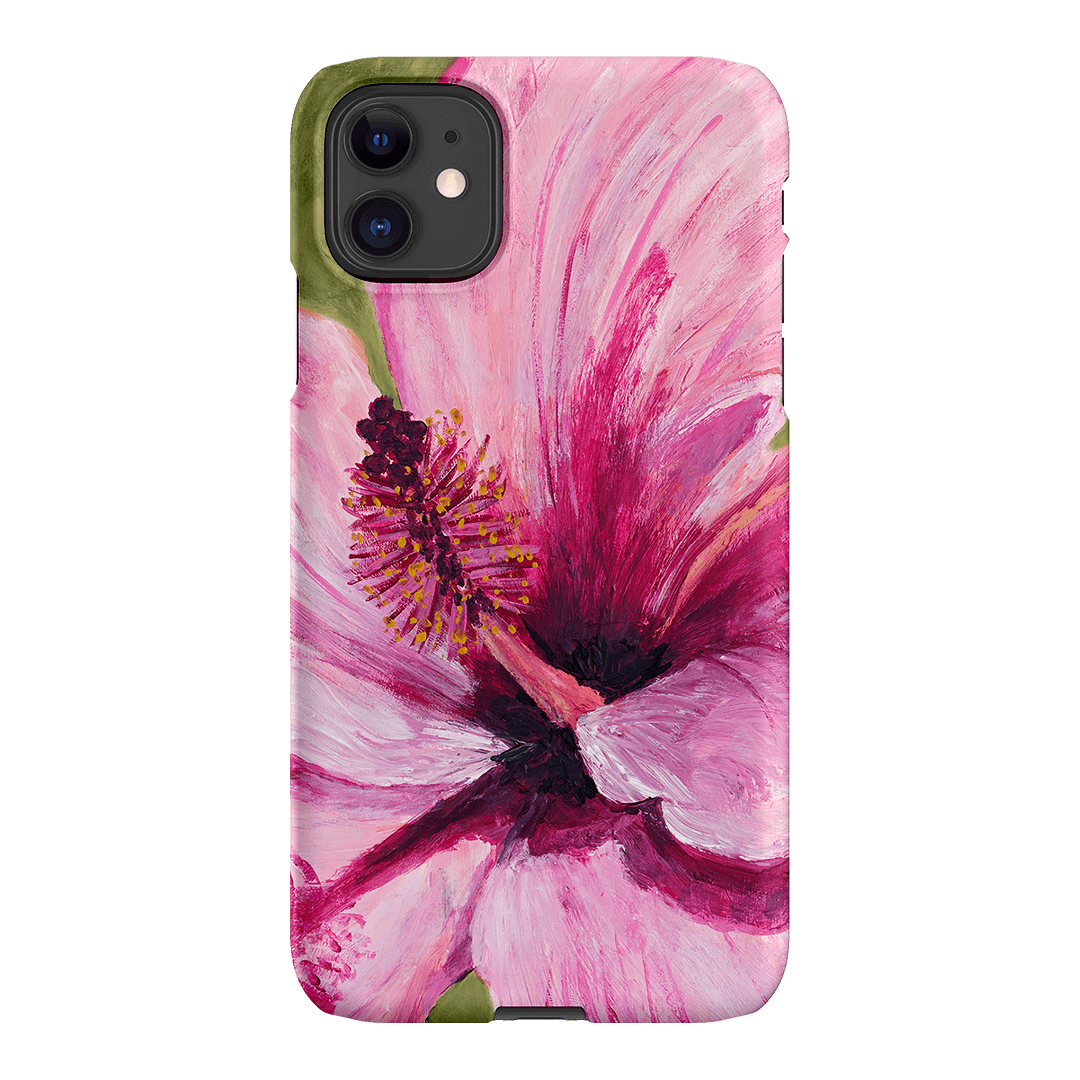 Premium Hibiscus Floral Phone Case - Trendy Protective Cover for iPhone & Samsung - Perfect for Summer, Vacations & Boho Style Lovers