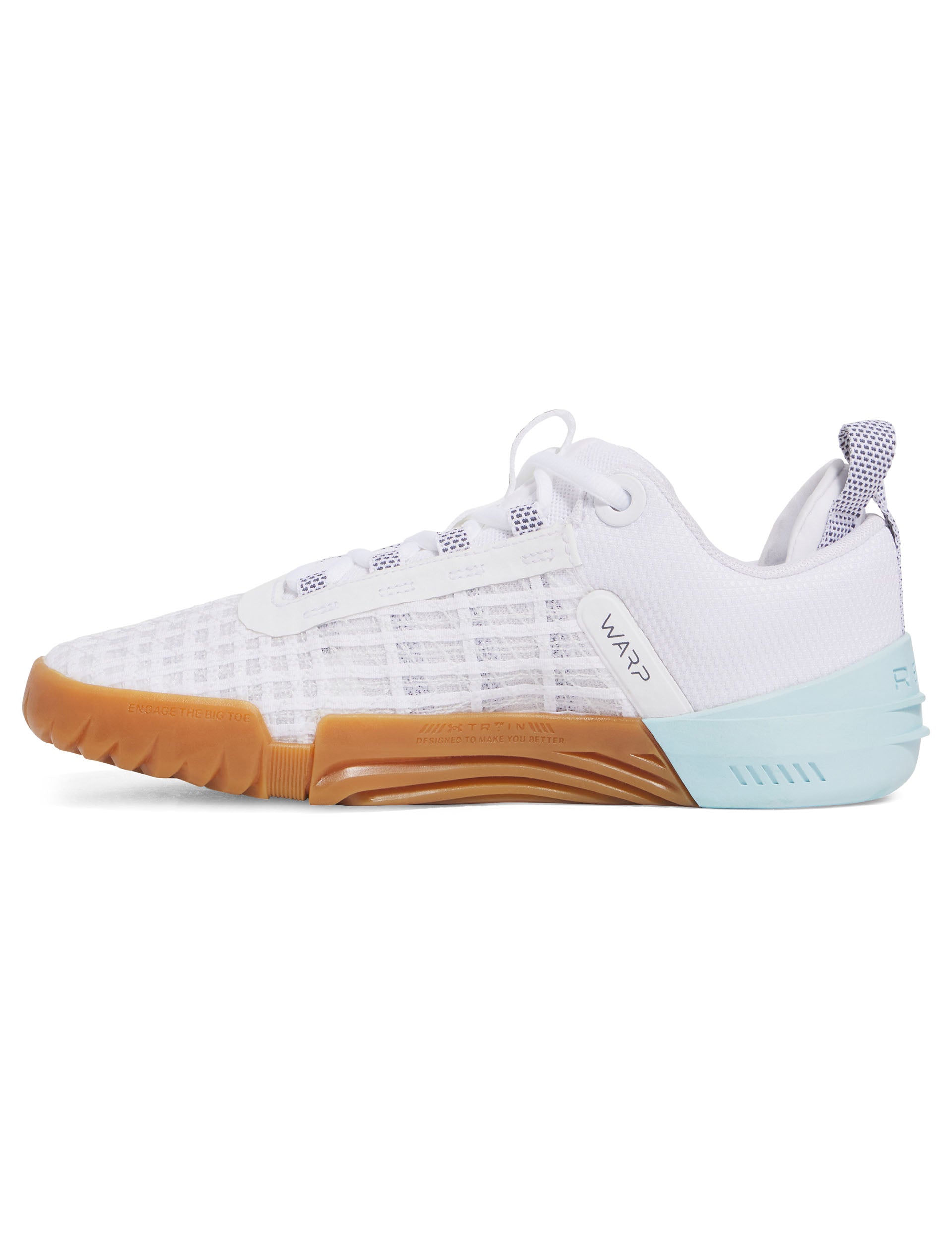 Reign 6 Training Shoes for Men & Women - Lightweight, Breathable Gym Shoes in White/Distant Gray/Downpour Gray - Perfect for CrossFit, Weightlifting & High-Intensity Workouts
