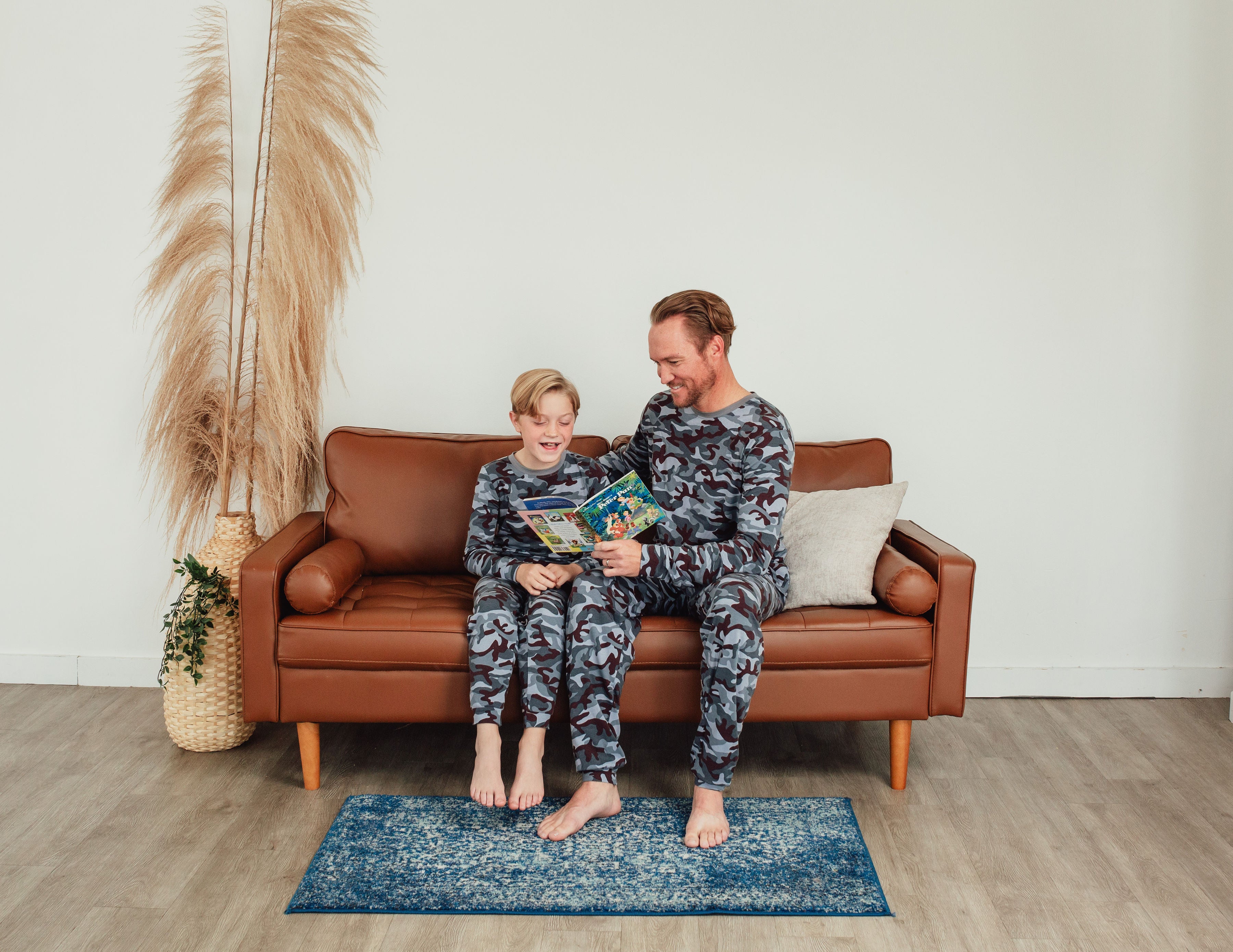 Grey Camo Long Sleeve Shirt & Pants Set for Boys and Men - Perfect for Hunting, Outdoor Adventures & Casual Wear