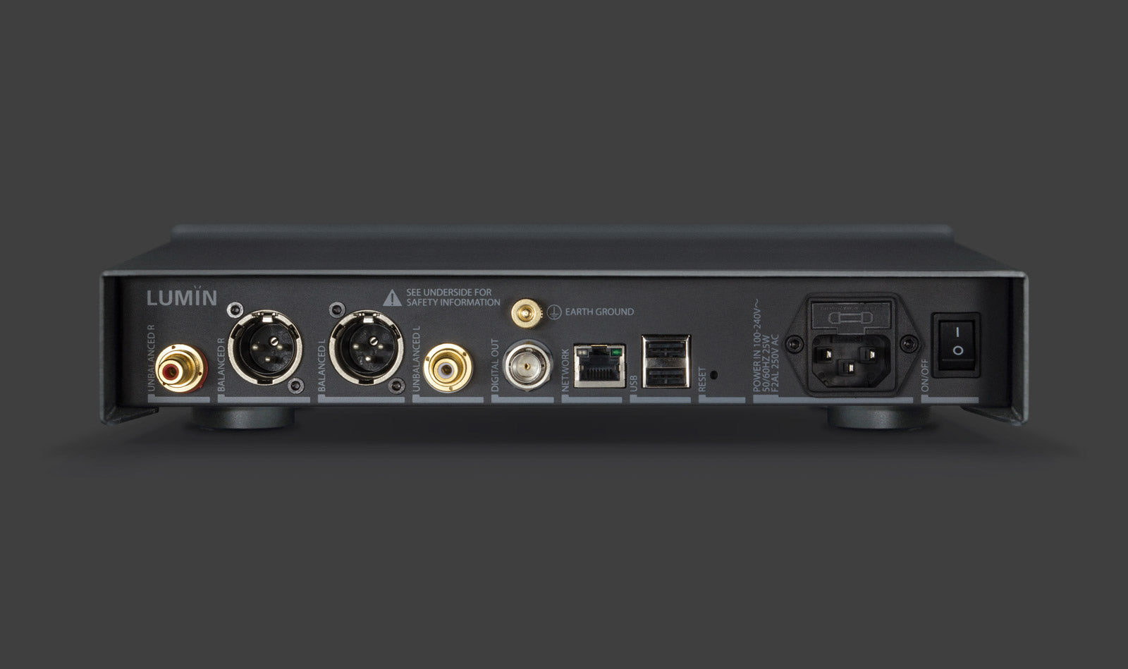Lumin D3 Network Music Streamer - High Fidelity Wireless Audio Player for Home & Office | Perfect for Streaming Spotify, Tidal & Hi-Res Music
