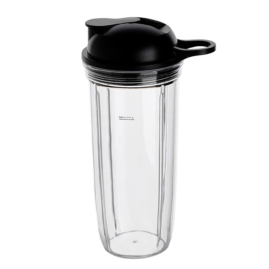 NutriBullet Replacement Cup with To-Go Lid - Compatible with NutriBullet Pro 1000 & Select 2.0 (32oz) - Perfect for Smoothies, Protein Shakes & On-the-Go Blending
