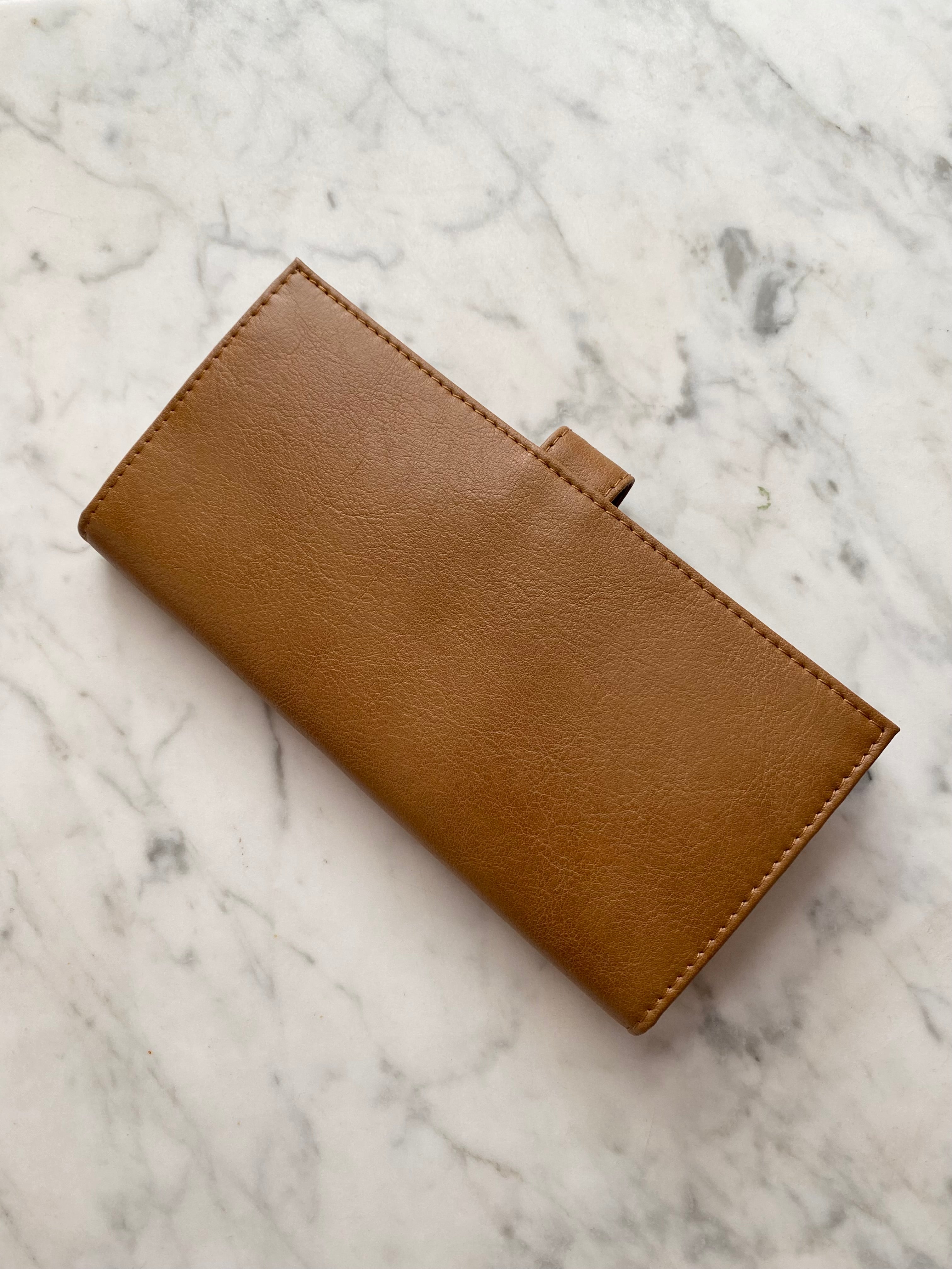 Novacas Genuine Leather Marisol Wallet in Camel - Stylish & Durable Women's Wallet for Everyday Use, Travel & Gifts