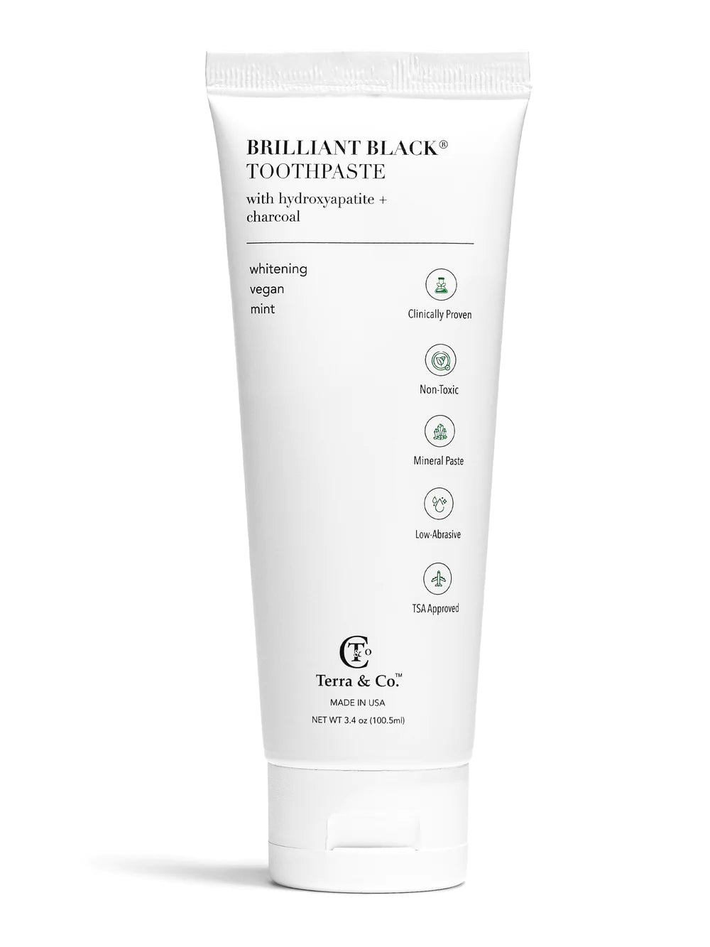 Natural Hydroxyapatite & Charcoal Toothpaste for Teeth Whitening & Sensitivity Relief - Gentle Whitening for Sensitive Teeth, Enamel Repair & Fresh Breath - Perfect for Daily Oral Care & Bright Smiles