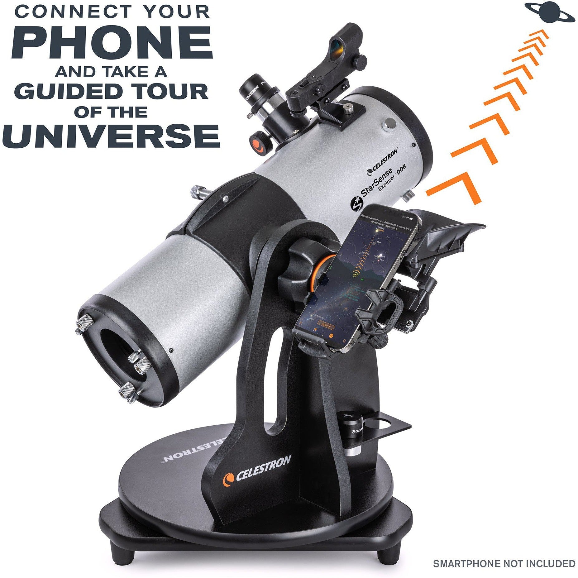 Used StarSense Explorer 114mm Smartphone App Enabled Tabletop Dobsonian Telescope - Portable Astronomy Telescope for Beginners, Stargazing & Backyard Observation