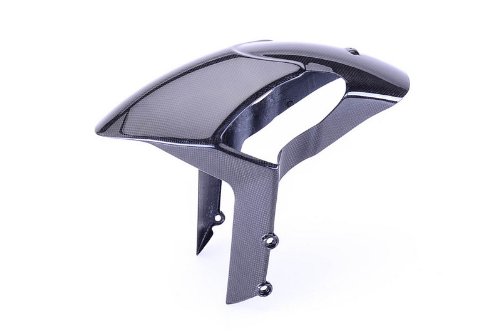 Bestem CBDU-696-FFD Black Carbon Fiber Front Fender for Ducati Motorcycles - Lightweight & Durable Replacement Part for Streetfighter, Monster, Panigale Models - Perfect for Racing, Commuting & Custom Bike Builds