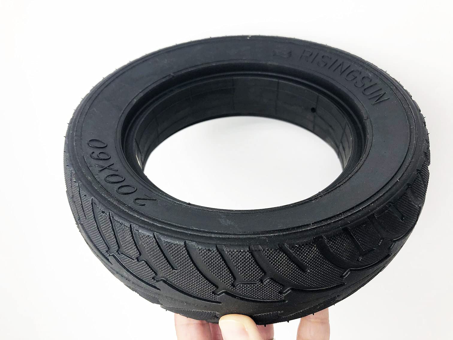 8 Inch Universal Electric Scooter Rear Tire Replacement - 200x60 Non-Pneumatic Vacuum Tire Wheel for Brushless Motor Scooters | Perfect for Commuting, Campus Travel & Urban Mobility