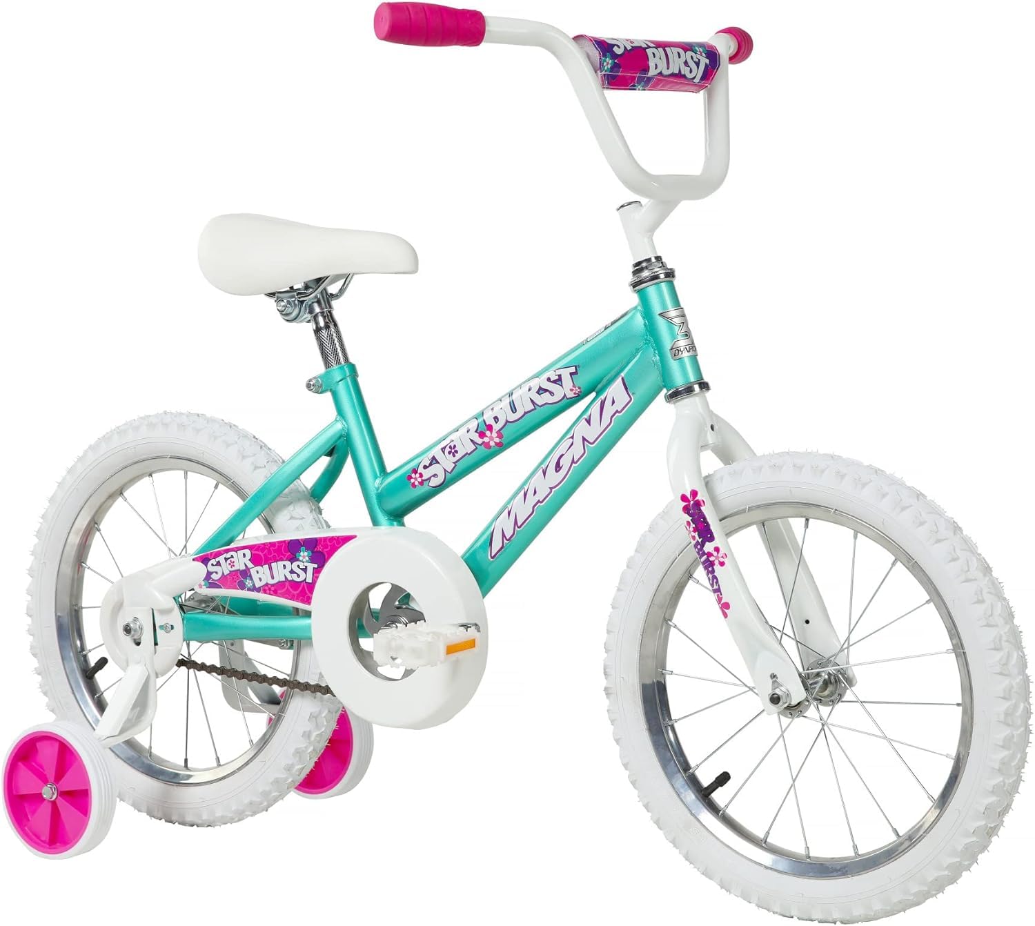 Dynacraft Star Burst Kids Bike - 16 Inch Children's Bicycle for Boys & Girls, Outdoor Riding, Exercise & Play | Perfect Birthday Gift & Backyard Fun for Active Kids