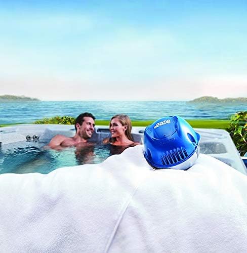 FROG @Ease Floating Hot Tub Sanitizer System with 3 SmartChlor Replacement Cartridges | Self-Regulating Chlorine Free Spa Sanitizer | Includes Free Hot Tub Care Guide | Perfect for Above Ground & Inground Spas, Jacuzzis and Whirlpools