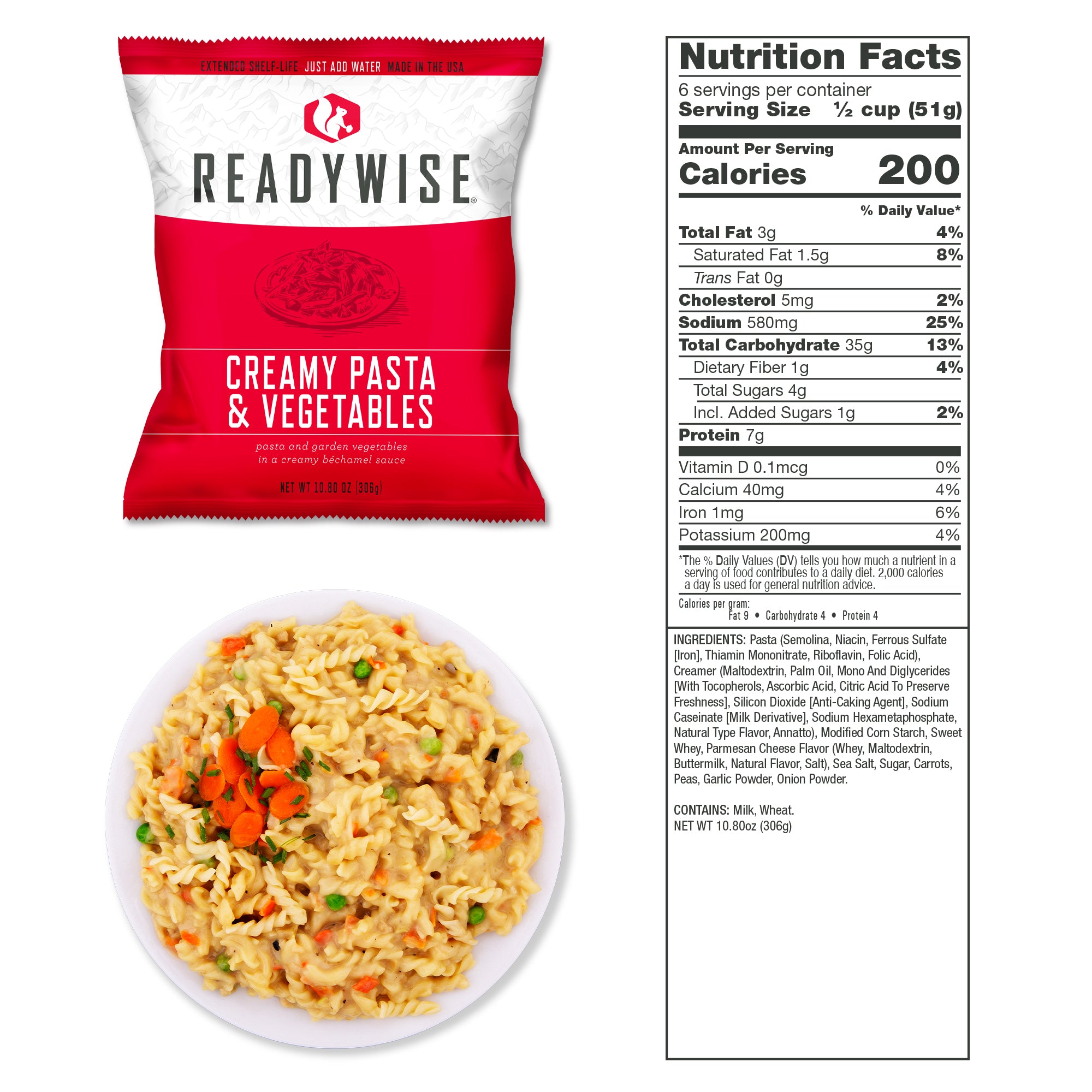ReadyWise 360 Servings Emergency Survival Food Kit - Long Shelf Life Freeze Dried Meals for Camping, Hiking & Disaster Preparedness