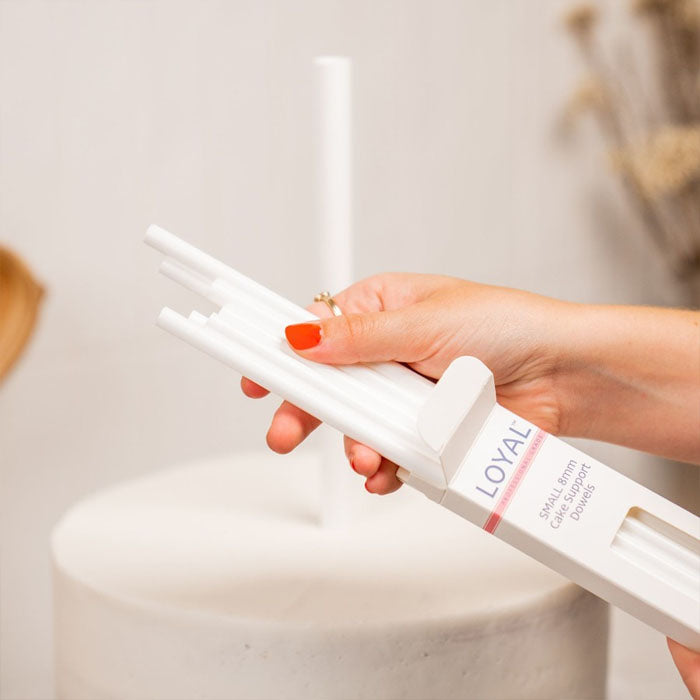 10-Pack Small Cake Dowels for Tiered Cakes - Sturdy Support Rods for Wedding, Birthday & Celebration Cakes - Perfect for Multi-Layer Cake Decorating and Stability