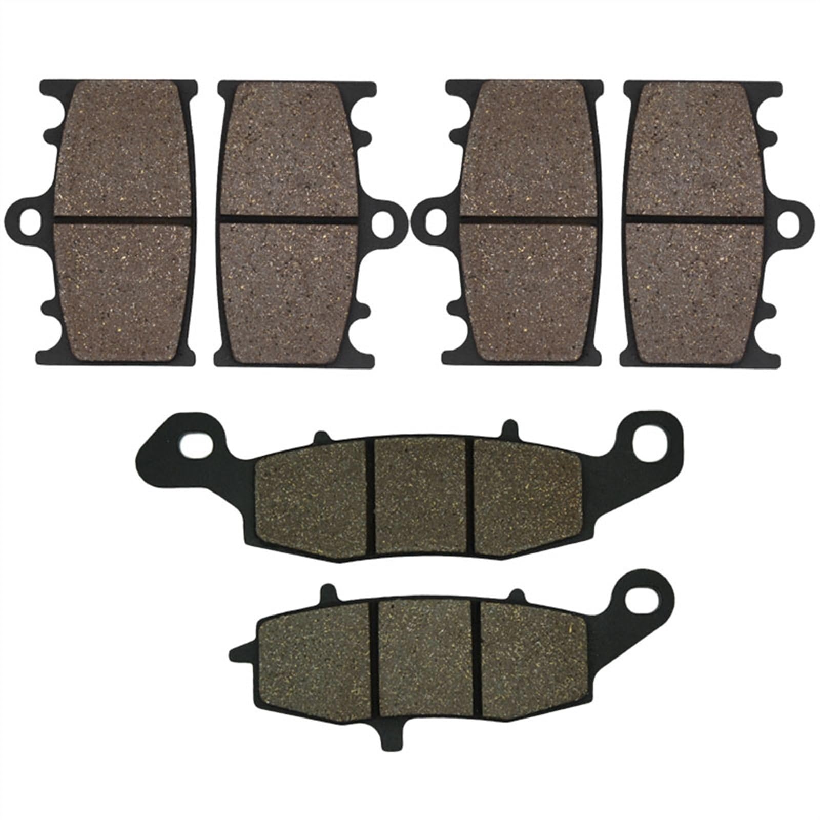 INPETS Motorcycle Brake Pads for Kawasaki VN1700 Vulcan Voyager 2009-2014 - Front & Rear Brake Pads Set - High Performance Braking for Cruiser Motorcycles - Perfect for City Commuting & Long Distance Riding