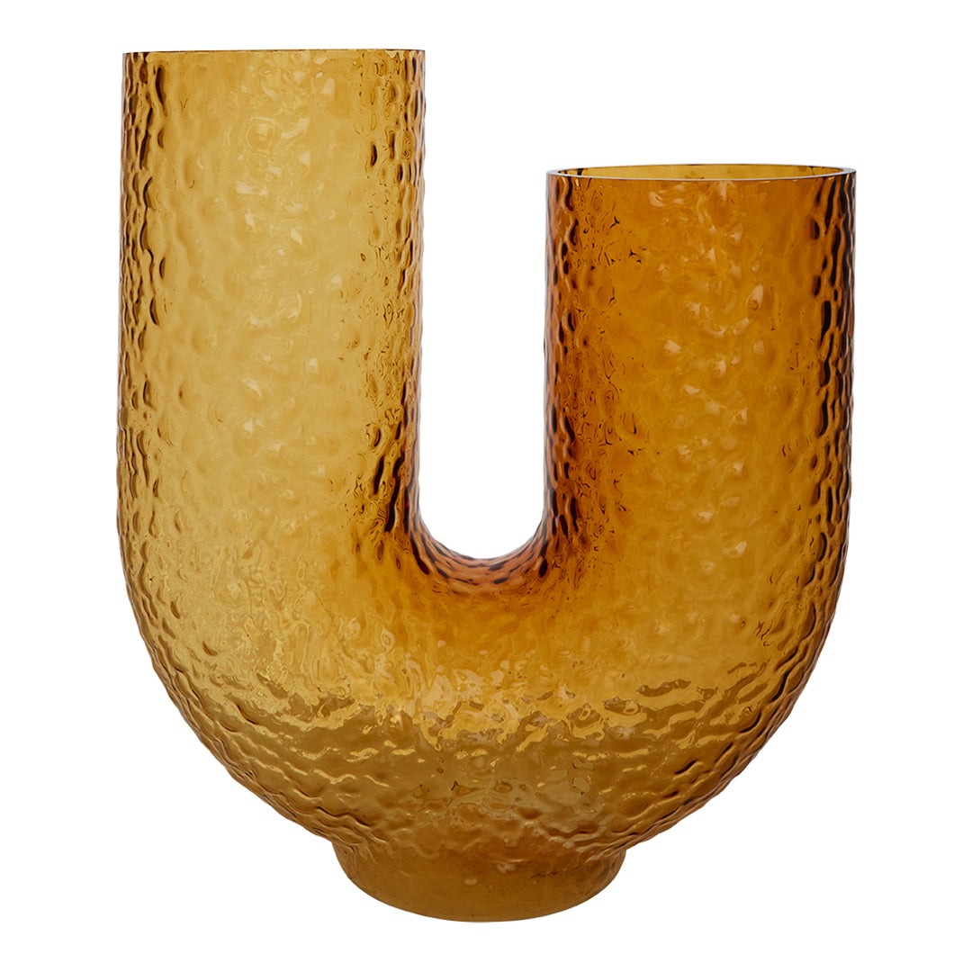 Aurora Glass Vase - Elegant Handmade Clear Flower Vase for Home Decor, Wedding Centerpieces & Tabletop Arrangements