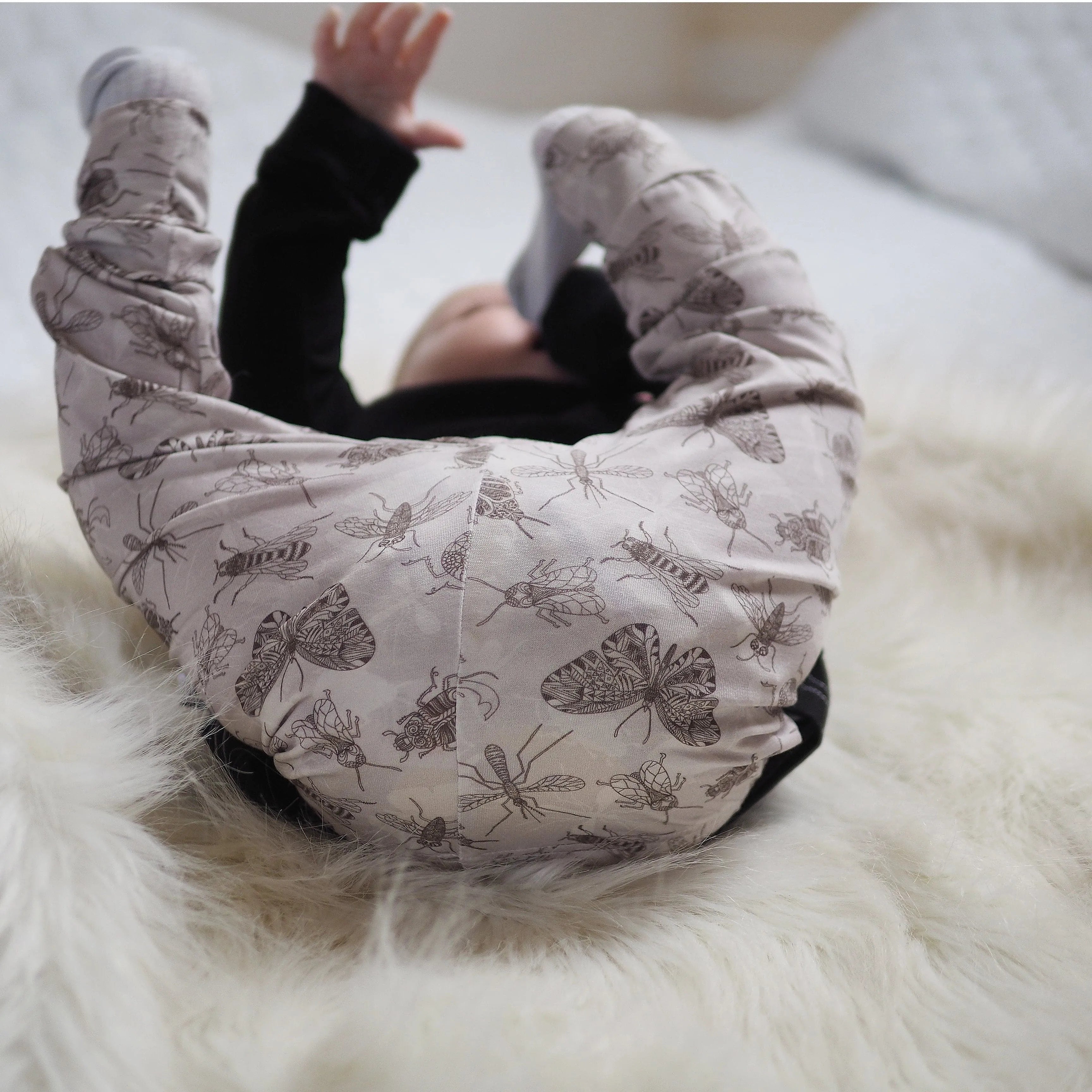 Soft & Stretchy Baby & Toddler Leggings with Cute Bug Prints - Perfect for Playtime, Daycare & Family Outings