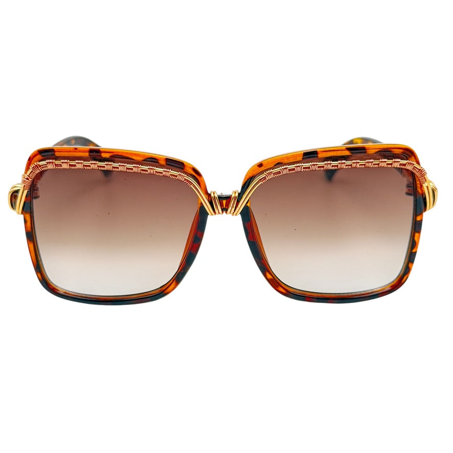 Premium Tortoise Shell Bold Pattern Sunglasses - UV Protection & Polarized Lenses for Men & Women - Perfect for Driving, Beach, and Outdoor Activities