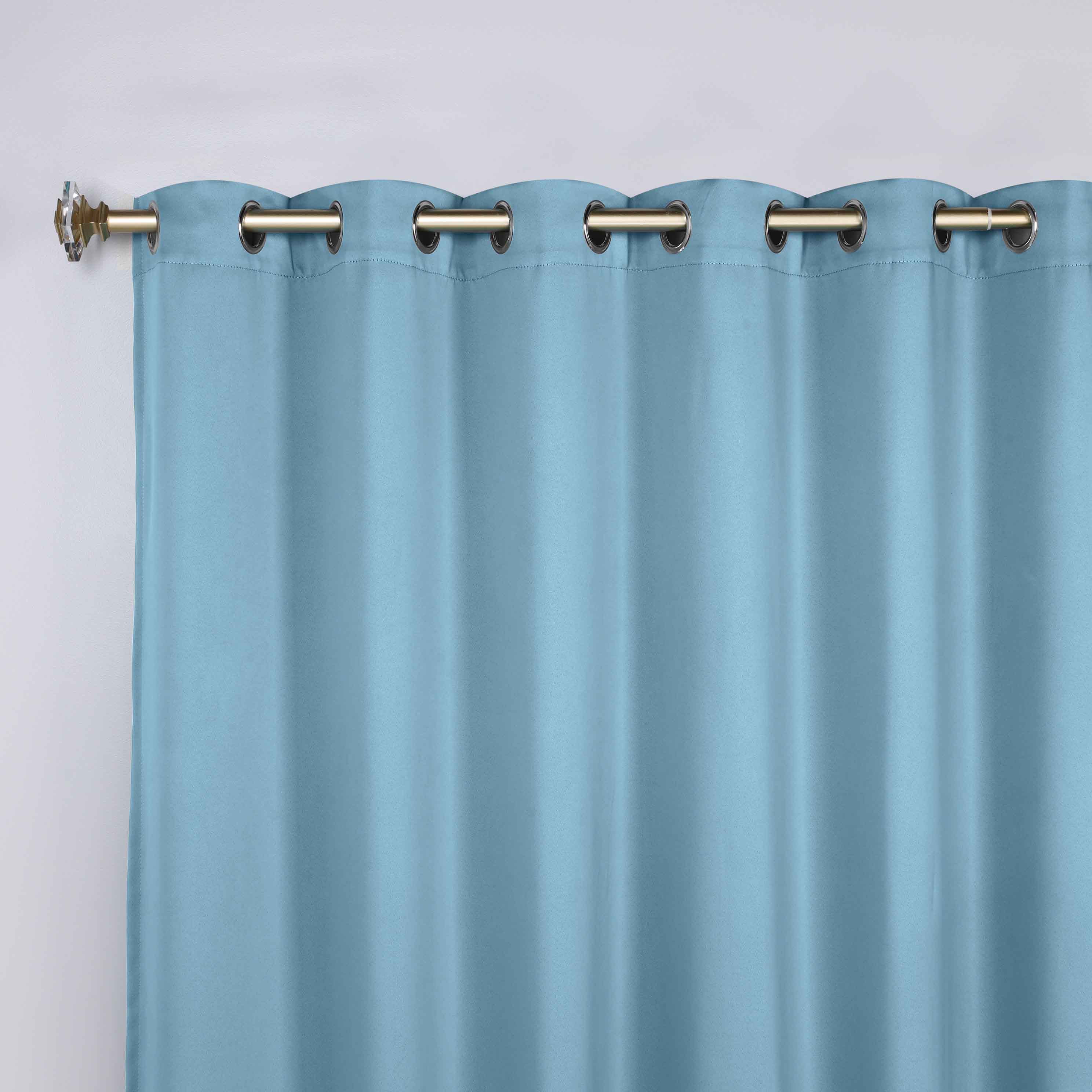 Classic Modern Solid Blackout Curtain Panels - Set of 2 for Bedroom & Living Room - Light Blocking Thermal Insulated Window Drapes for Home Decor