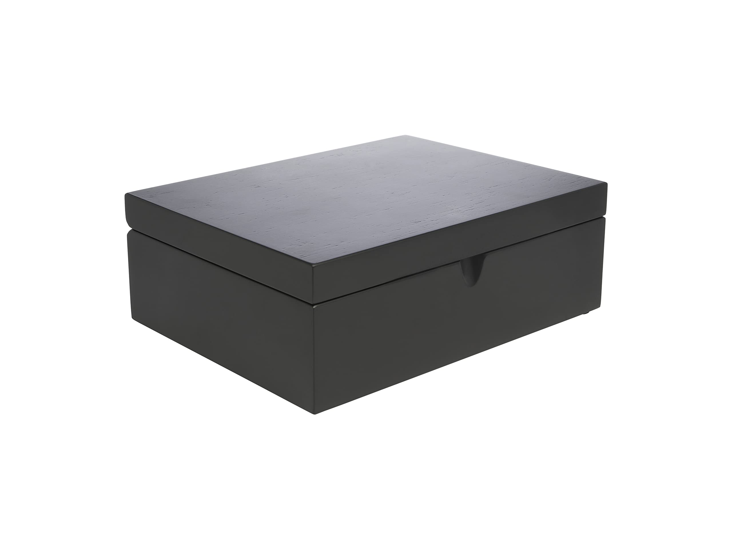 Premium Bredemeijer Black Tea Box - Elegant Tea Storage for Loose Leaf & Tea Bags - Perfect for Home, Office & Gifting - 100% Airtight & Stylish Tea Container