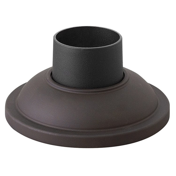 7 Inch Aluminum Plain Pier Mount Base - Heavy Duty & Weatherproof for Outdoor Security Cameras & Flood Lights - Perfect for Home, Garage & Garden Surveillance