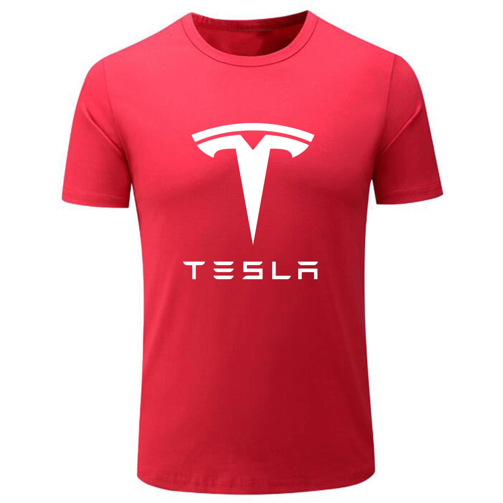 Tesla Logo Men's Long Sleeve T-Shirt | Classic Tesla Brand Tee for Fans & Enthusiasts | Perfect for Casual Wear, Gifts & Tesla Events