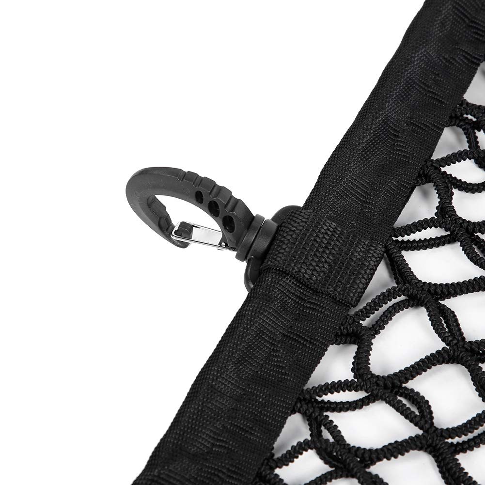 Aramox Car Trunk Organizer - Elastic Cargo Net with Double Layer Design for Secure Luggage Storage - Perfect for SUVs, Sedans, and Road Trips