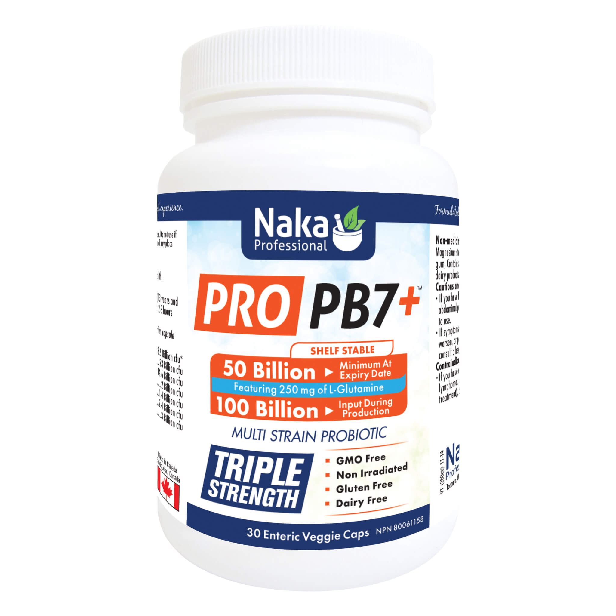 Pro PB7+ 50 Billion CFU Probiotics for Gut Health & Immune Support - Digestive Wellness Supplement for Men & Women - Daily Use for Better Digestion & Immunity Boost