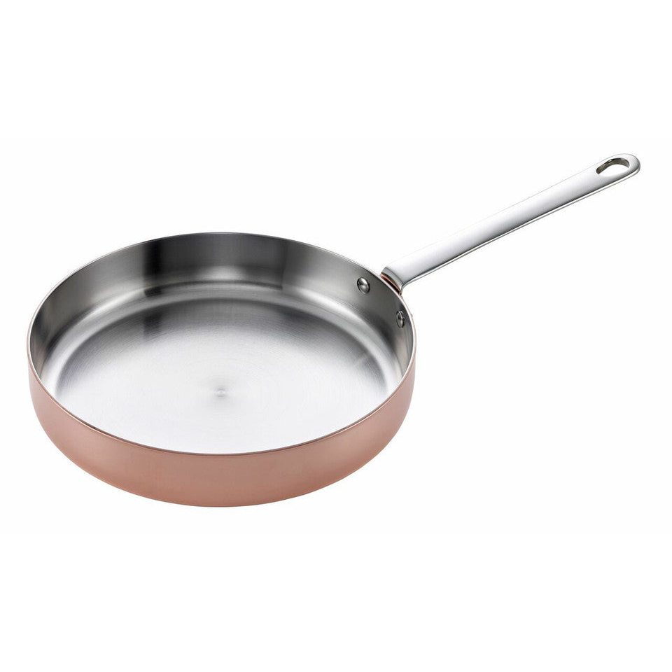 Scanpan Maitre D'Induction 9.5-Inch Copper Saute Pan - Professional Induction Cookware for Home Chefs - Perfect for Searing, Sauteing & Cooking Delicious Meals