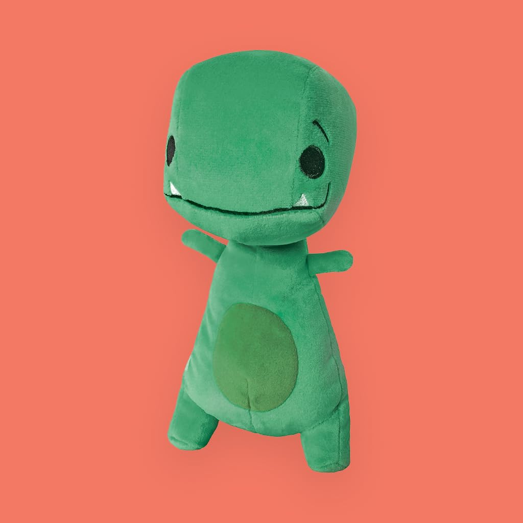 MerryMakers Tiny T. Rex Plush Dinosaur Toy - 8.5 Inch Soft Stuffed Animal for Kids | Perfect for Birthday Gifts, Bedtime Companions & Dinosaur Lovers