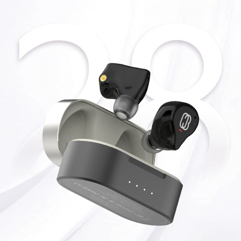 BGVP Q3 Hybrid TWS Earbuds with 1 BA + 1 DD Drivers, Bluetooth 5.3 Wireless IEMs - Perfect for Gym, Commuting & Music Lovers